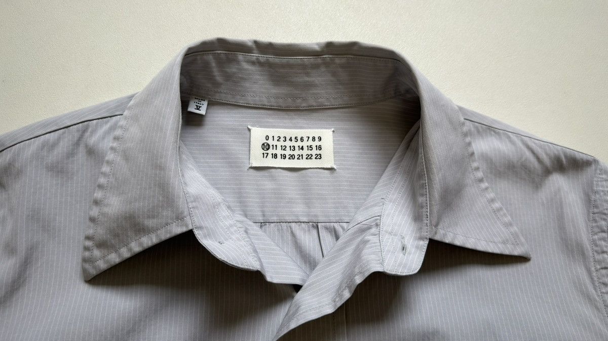 Maison Margiela A/W 02 ‘Oversized Button Track’ Striped Shirt Size US L / EU 52-54 / 3 - 5 Thumbnail