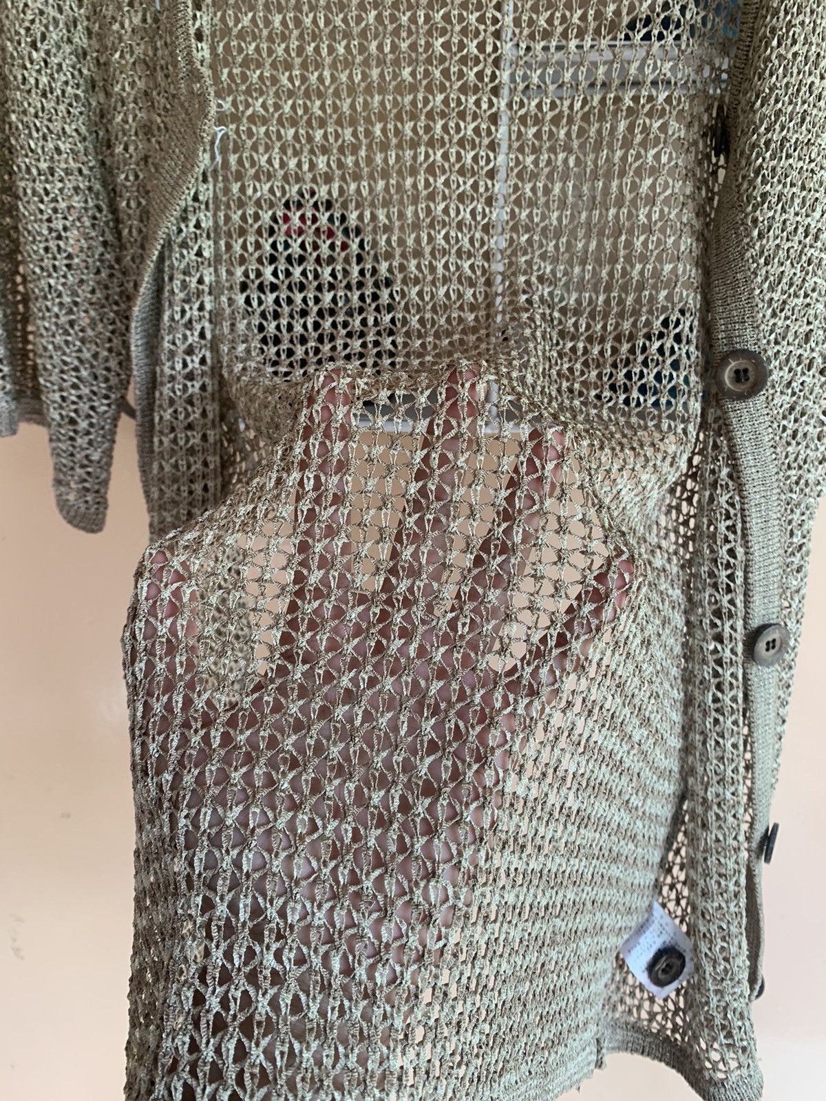 Issey Miyake × Japanese Brand 💸BINDINGOFFER💸Fishnet Japanese meshtop lgb ifsixwasnine Size US S / EU 44-46 / 1 - 3 Thumbnail