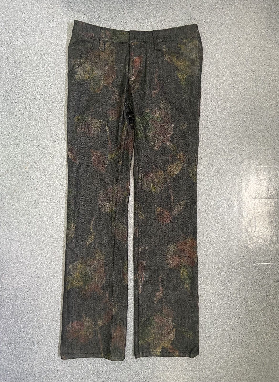 Issey Miyake × Japanese Brand × Vintage Issey Miyake Heart Haat abstract flower Pants Size US 30 / EU 46 - 1 Thumbnail