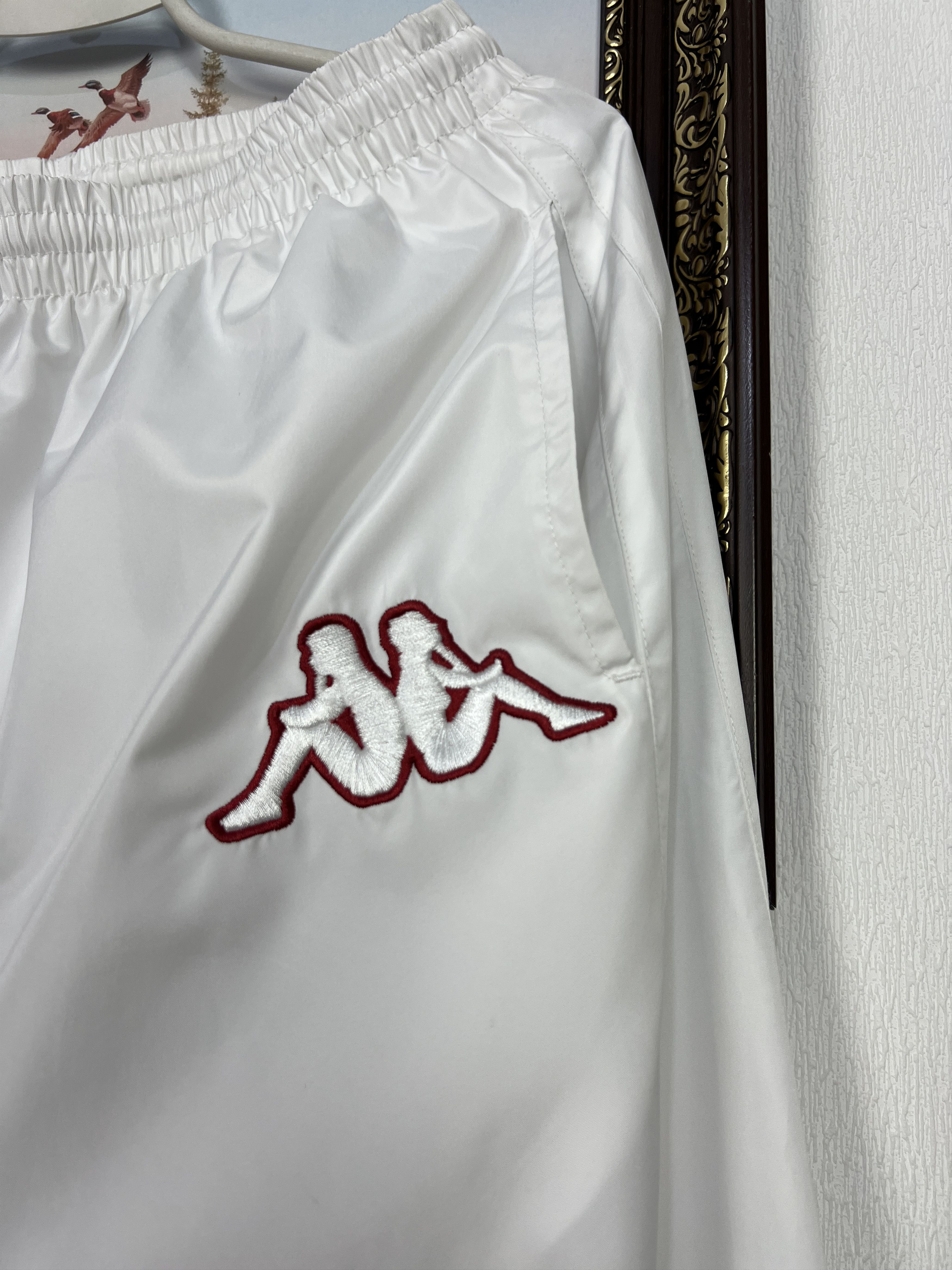 Kappa Vintage Kappa AC Roma White Football Pants Soccer Nylon L Size US 34 / EU 50 - 4 Thumbnail