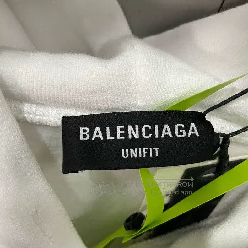 Balenciaga Balenciaga Fringe printed hoodie Size US L / EU 52-54 / 3 - 4 Thumbnail