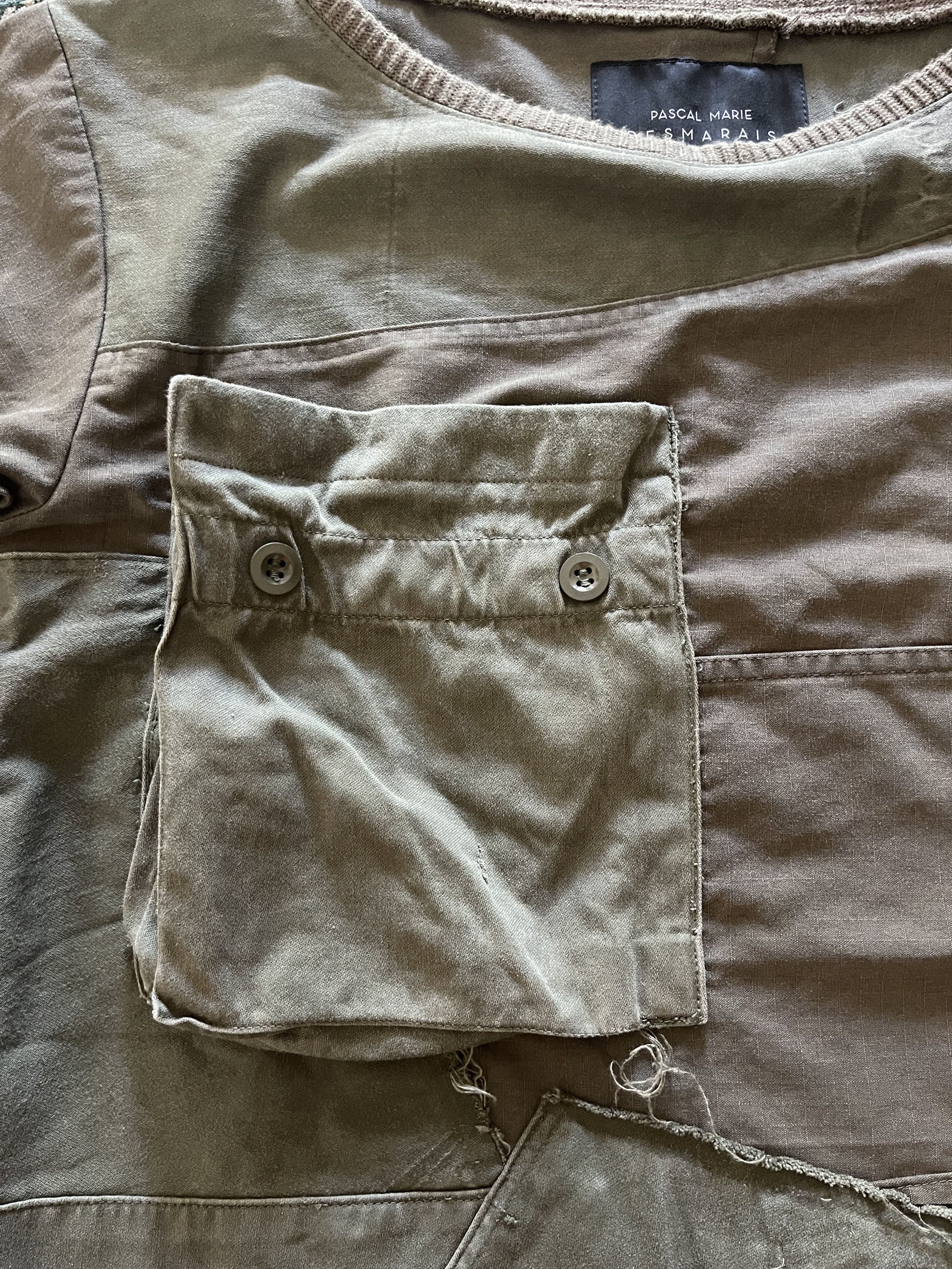 GOA Pascal Marie Reconstruct Army Distressed Style Size US L / EU 52-54 / 3 - 4 Thumbnail