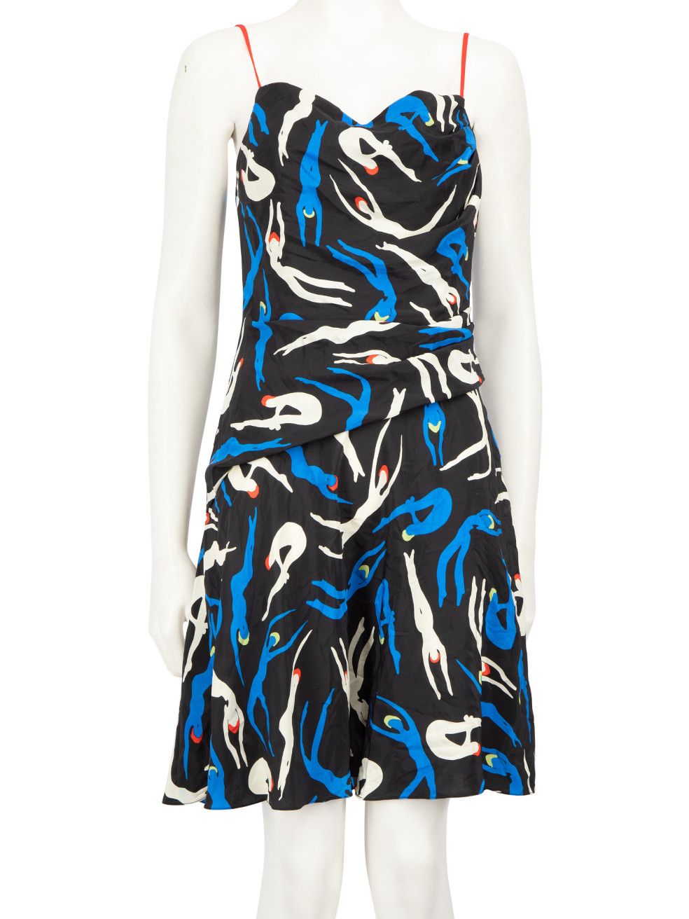 image of Diane Von Furstenberg Graphic Printed Mini Dress, Women's (Size Small)