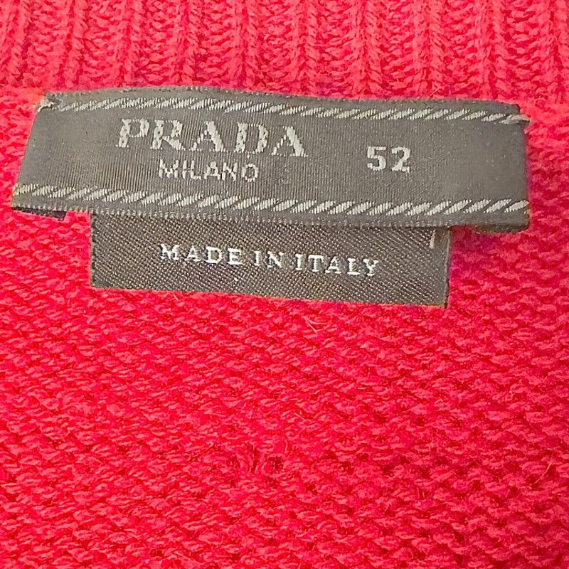 Prada Prada Pullover Pure Cashmere Knitted Intarsia Sweater Size US L / EU 52-54 / 3 - 3 Thumbnail