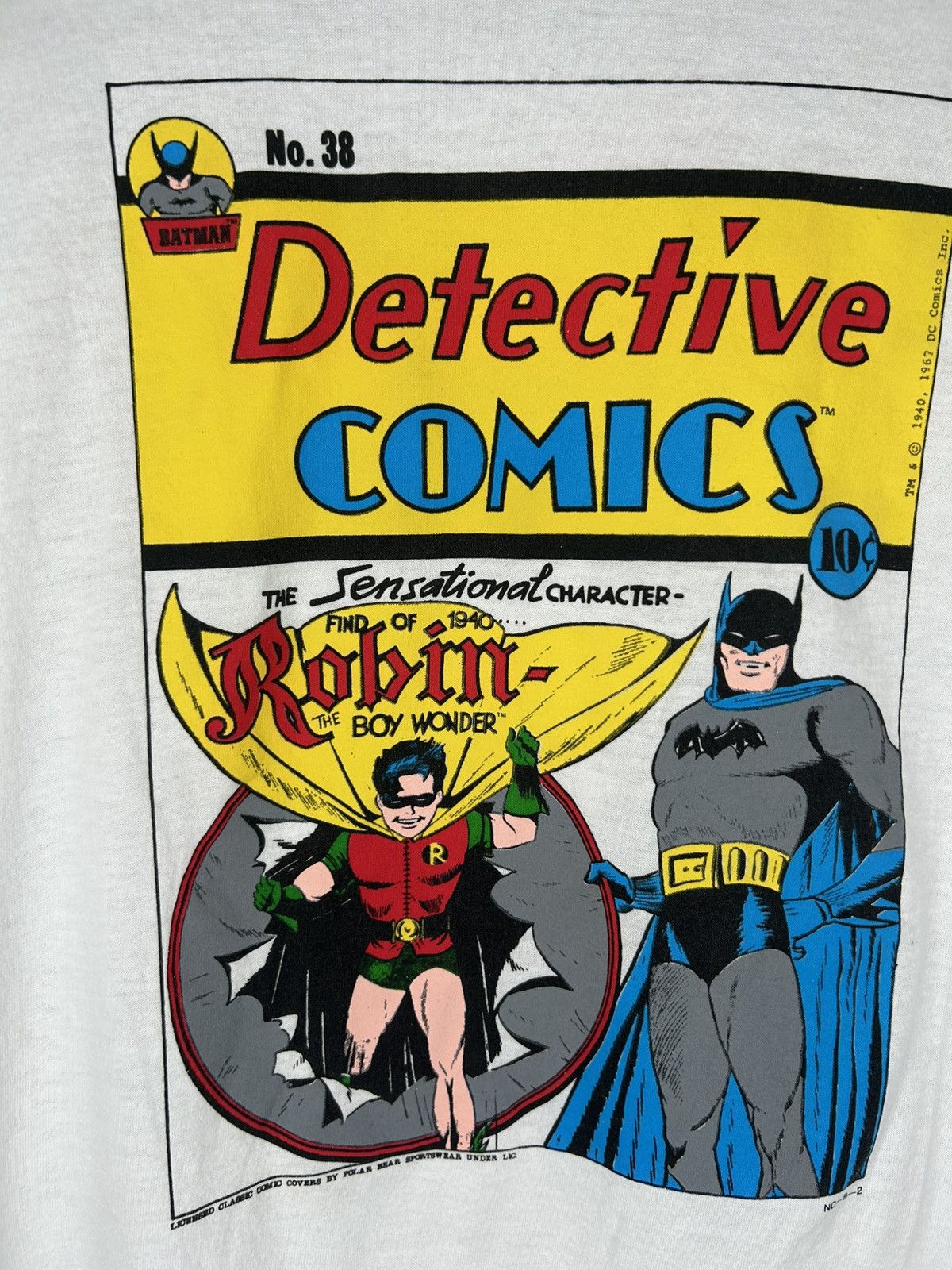 Vintage Vintage DC Comics #38 Batman And Robin T Shirt Size US XL / EU 56 / 4 - 6 Thumbnail