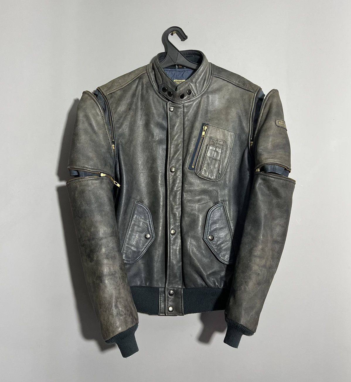 Hein Gericke × Vintage Vintage 90s Hein Gericke Leather Biker Zipper Racing Jacket Size US M / EU 48-50 / 2 - 12 Thumbnail