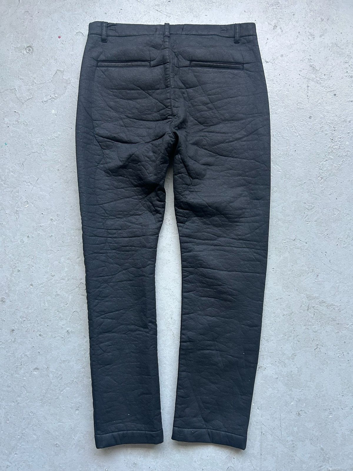 hannes roether Hannes Roather Cotton Poly Blend Black Trousers Size US 33 - 3 Thumbnail