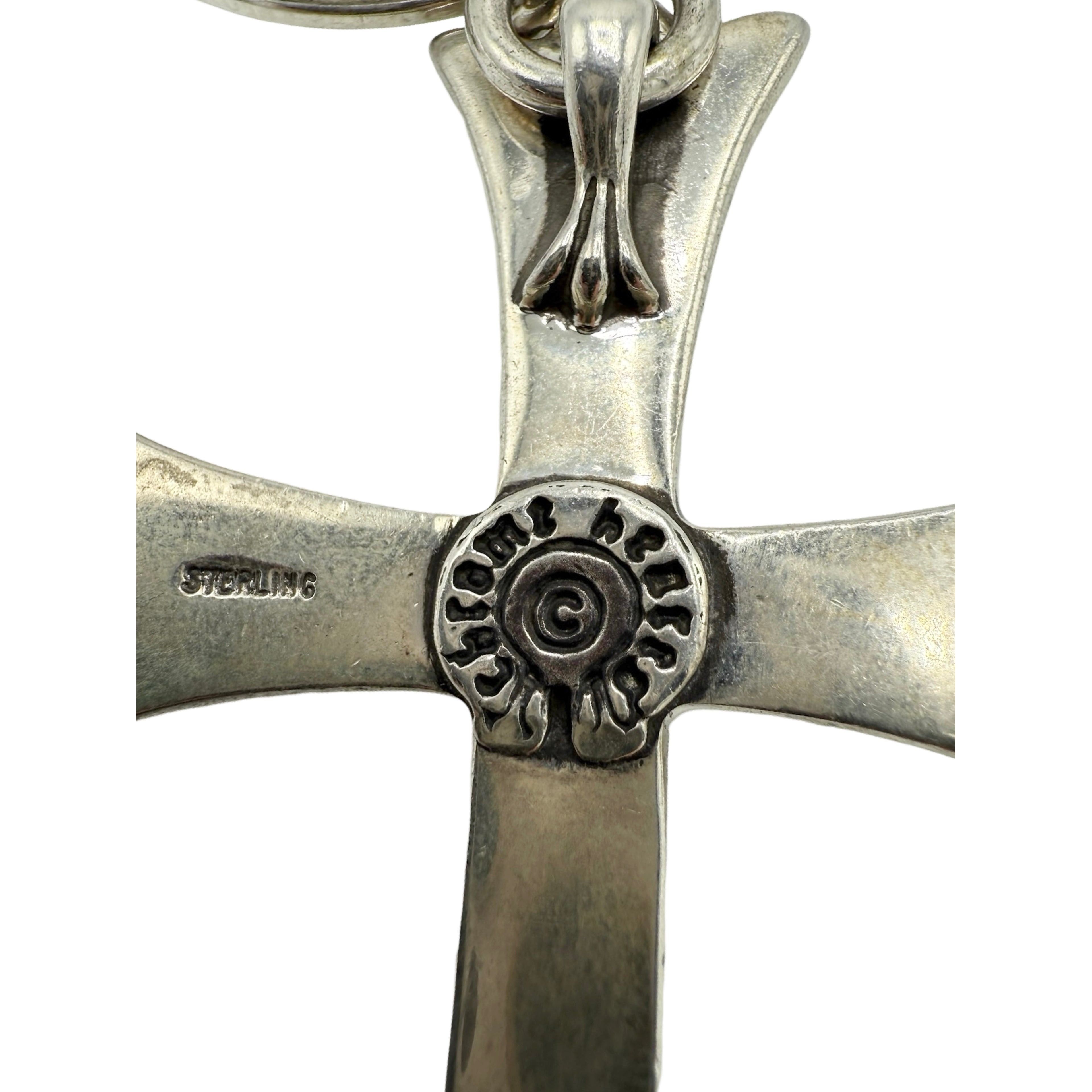 Chrome Hearts Cross Keychain With Dagger Pendant Size ONE SIZE - 8 Thumbnail