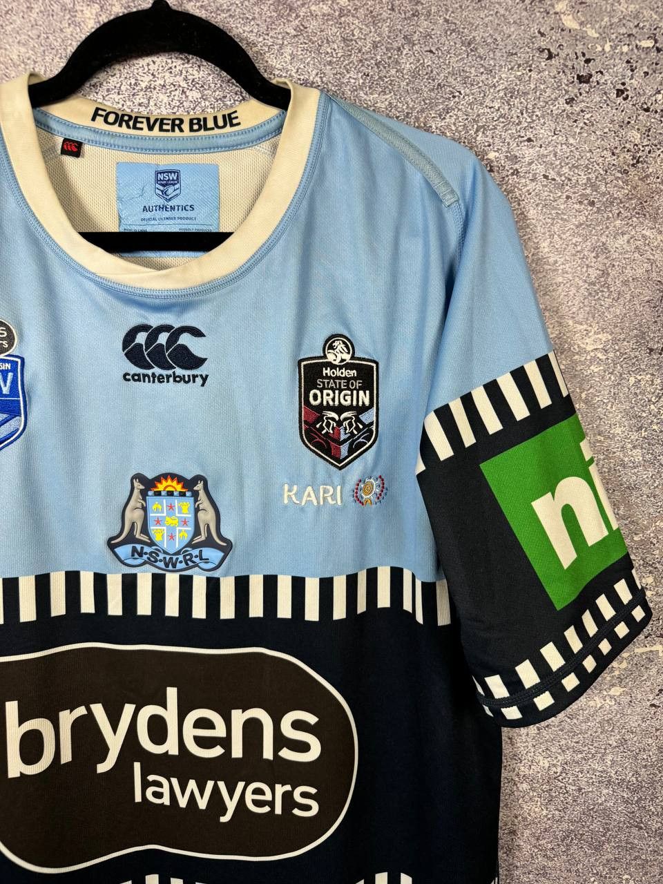 Canterbury of New Zealand New South Wales Blues State of Origin Rugby Jersey XL Size Size US XL / EU 56 / 4 - 2 Thumbnail