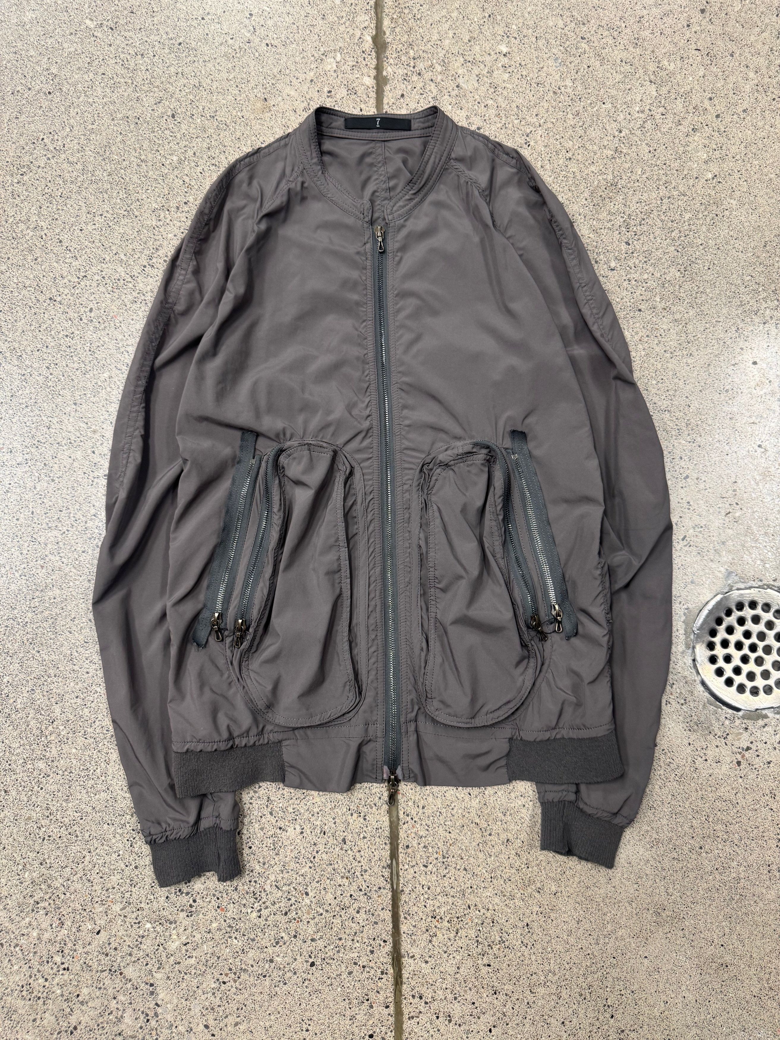 Julius Black Asymmetric Bomber Jacket | Grailed