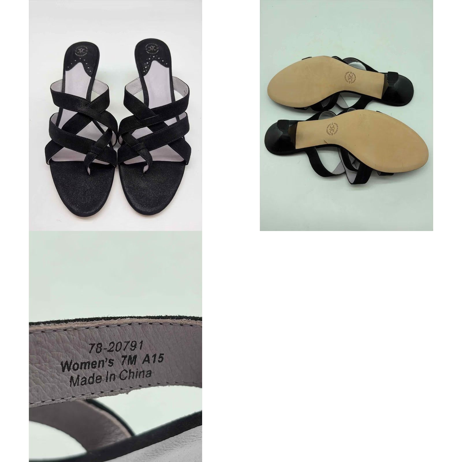 Johnston & Murphy Johnston & Murphy Black Slide Heels Size 7 Size US 7 / IT 37 - 9 Thumbnail