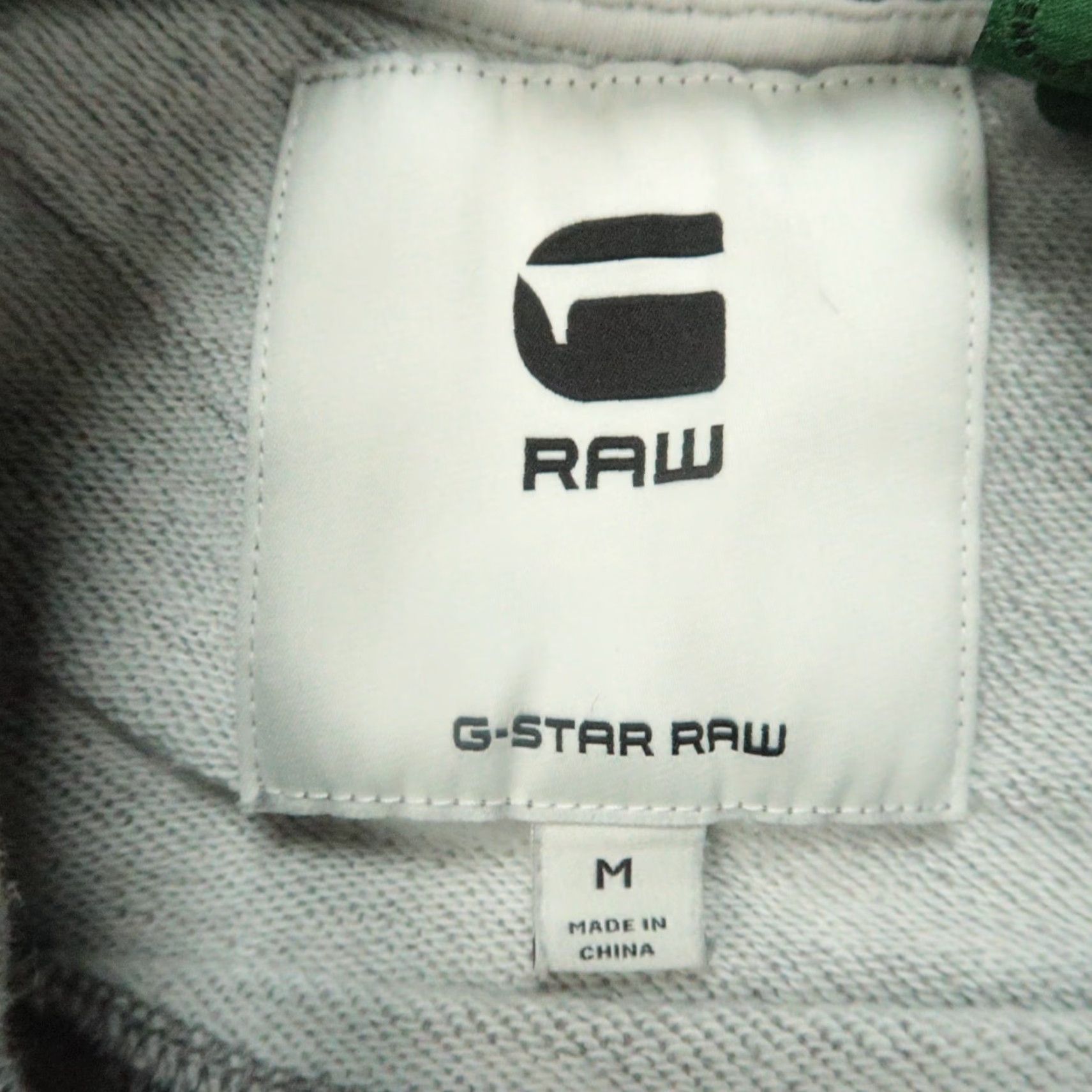 G-Star G Star Raw Sweatshirt Men M Gray White Hamburder Logo Long Sleeve Crew Regular Fit Pullover Sweatshirt - Mens Size US M / EU 48-50 / 2 - 3 Thumbnail