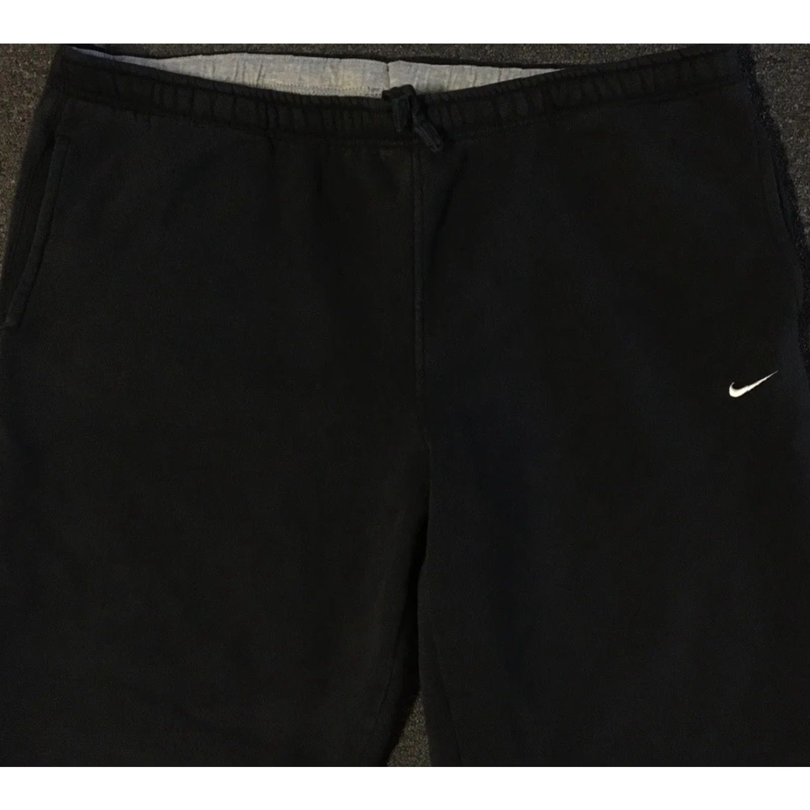 Nike VINTAGE Nike Sweatpants Swoosh Black XL Track Activewear Men 90s Grunge Hip Hop Basketball Travis Scott 90s Size US 36 / EU 52 - 3 Thumbnail