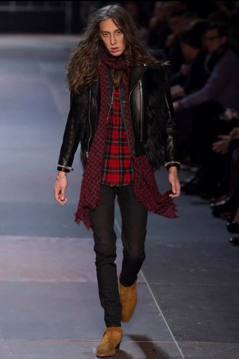 Saint Laurent Paris Saint Laurent Paris 13fw fashion horse fur leather jacket-2 Size US S / EU 44-46 / 1 - 9 Thumbnail