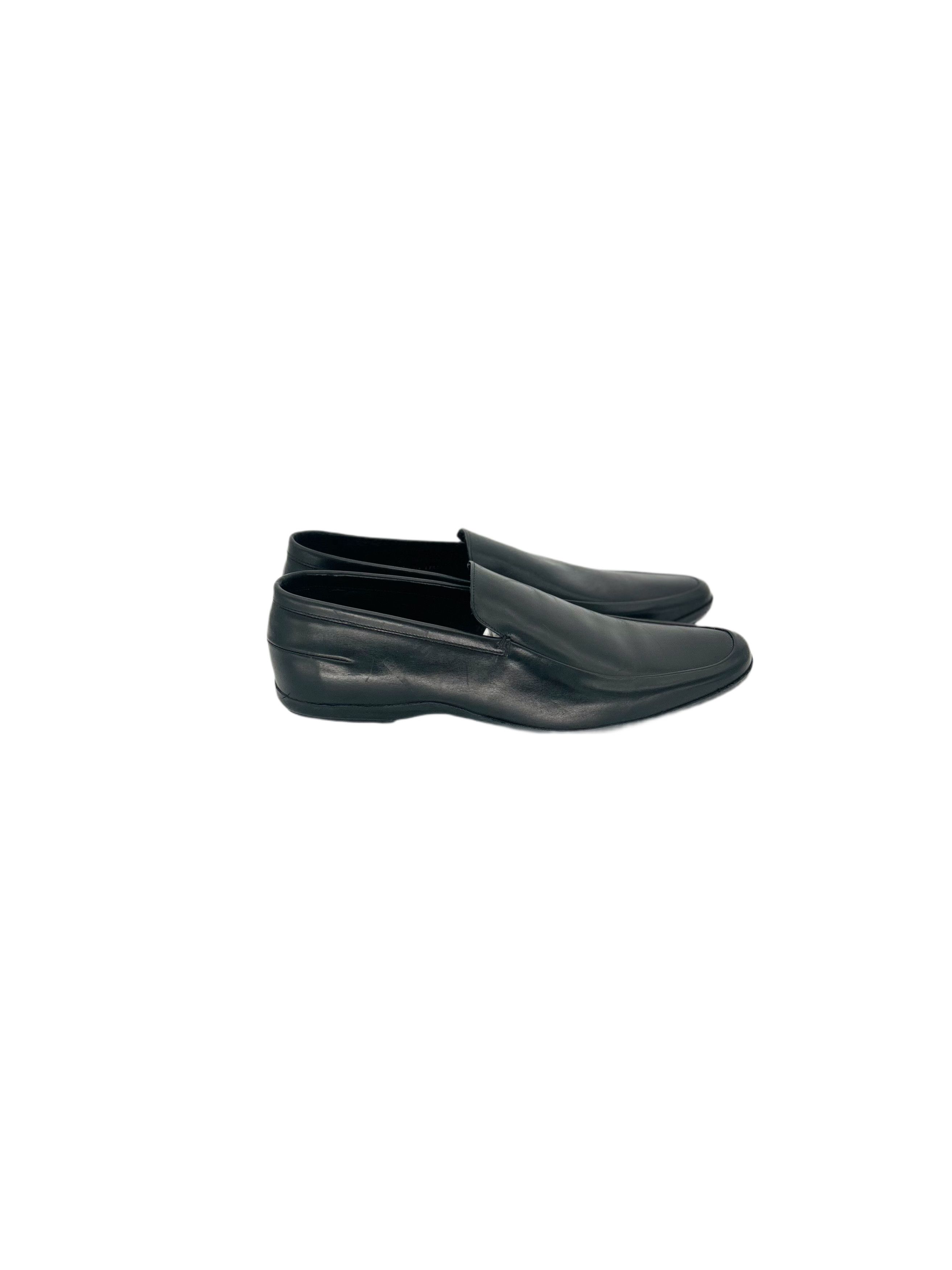 Dior DiorHommeBlackLoaferWithMoldedRubberSole&'Scar'DetailsOnHeel Size US 12 / EU 45 - 2 Thumbnail