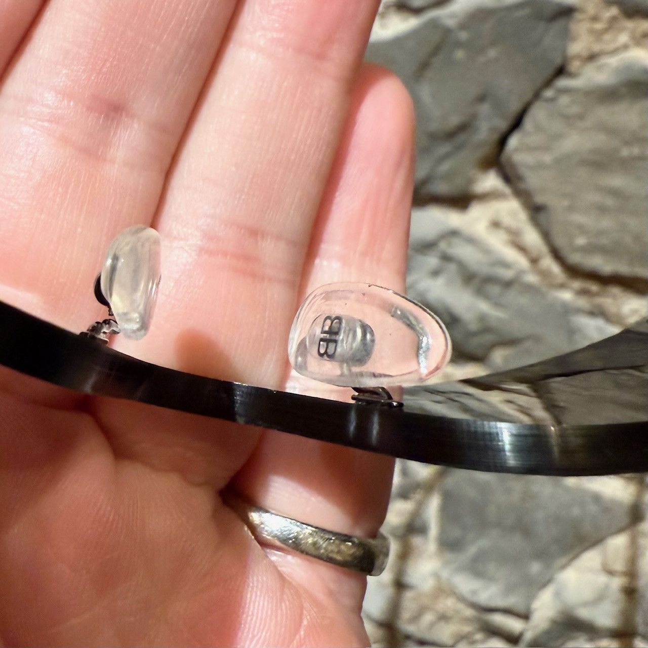 Balenciaga Balenciaga BB0041 Mono Silver Mirrored Shield Sunglasses Size ONE SIZE - 10 Thumbnail