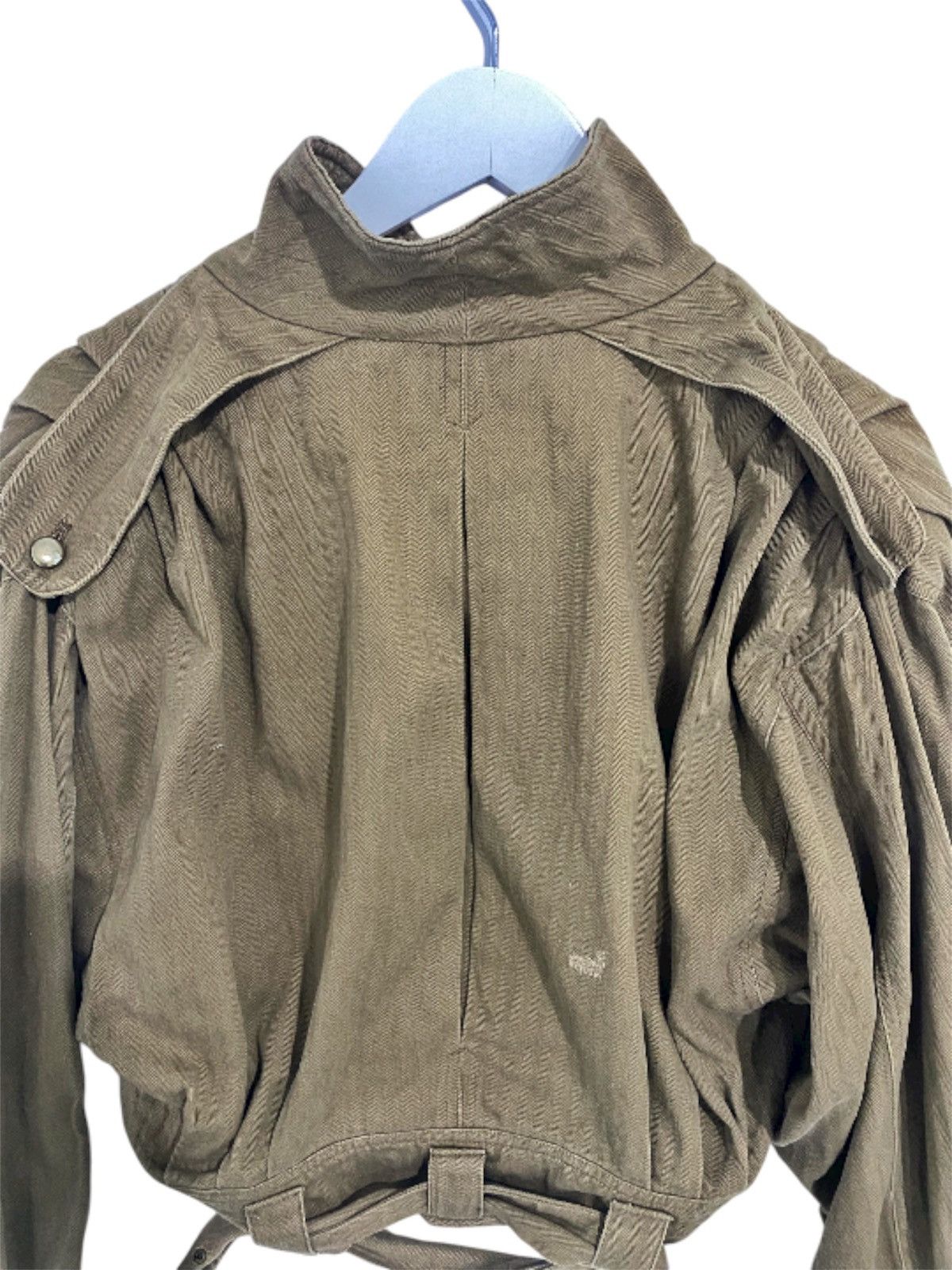 Vintage Rare Vintage Elle Christine Biker Cropped Bomber Jacket Size US S / EU 44-46 / 1 - 5 Thumbnail