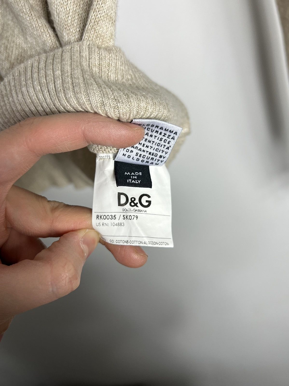 High End Sweater Dolce & Gabbana 100% Cotton
