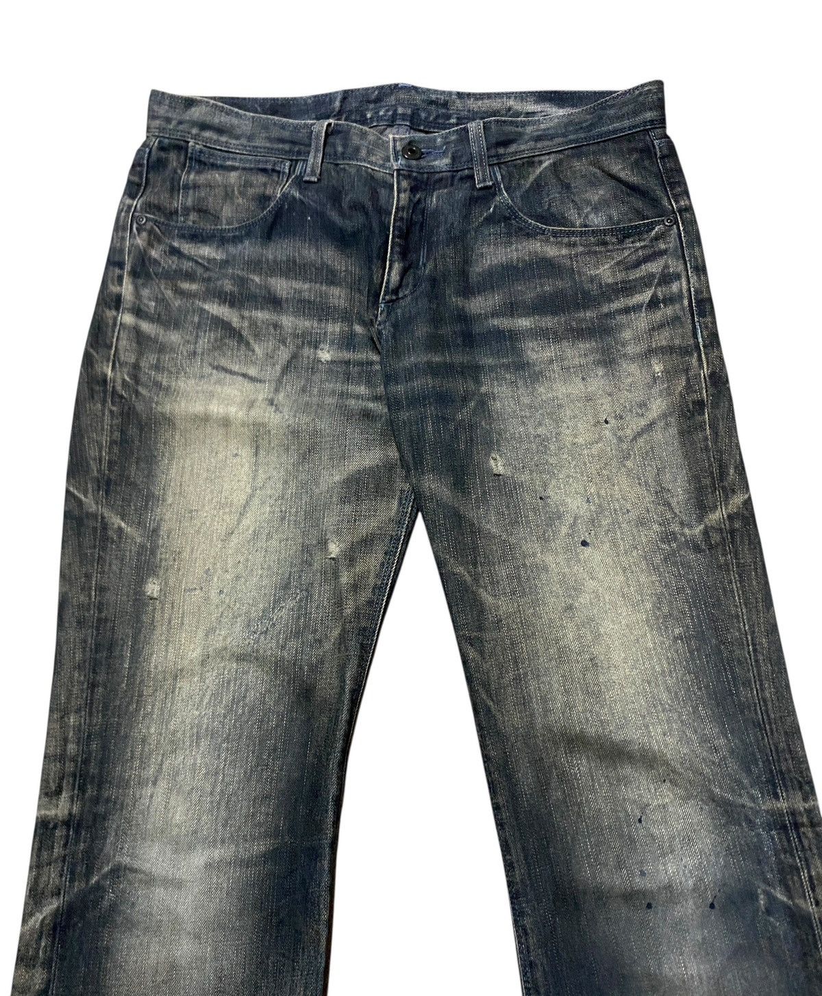 Neil Barrett Very Rare Design Vintage Neil Barrett Distressed Jeans 2000s Size US 34 / EU 50 - 3 Thumbnail