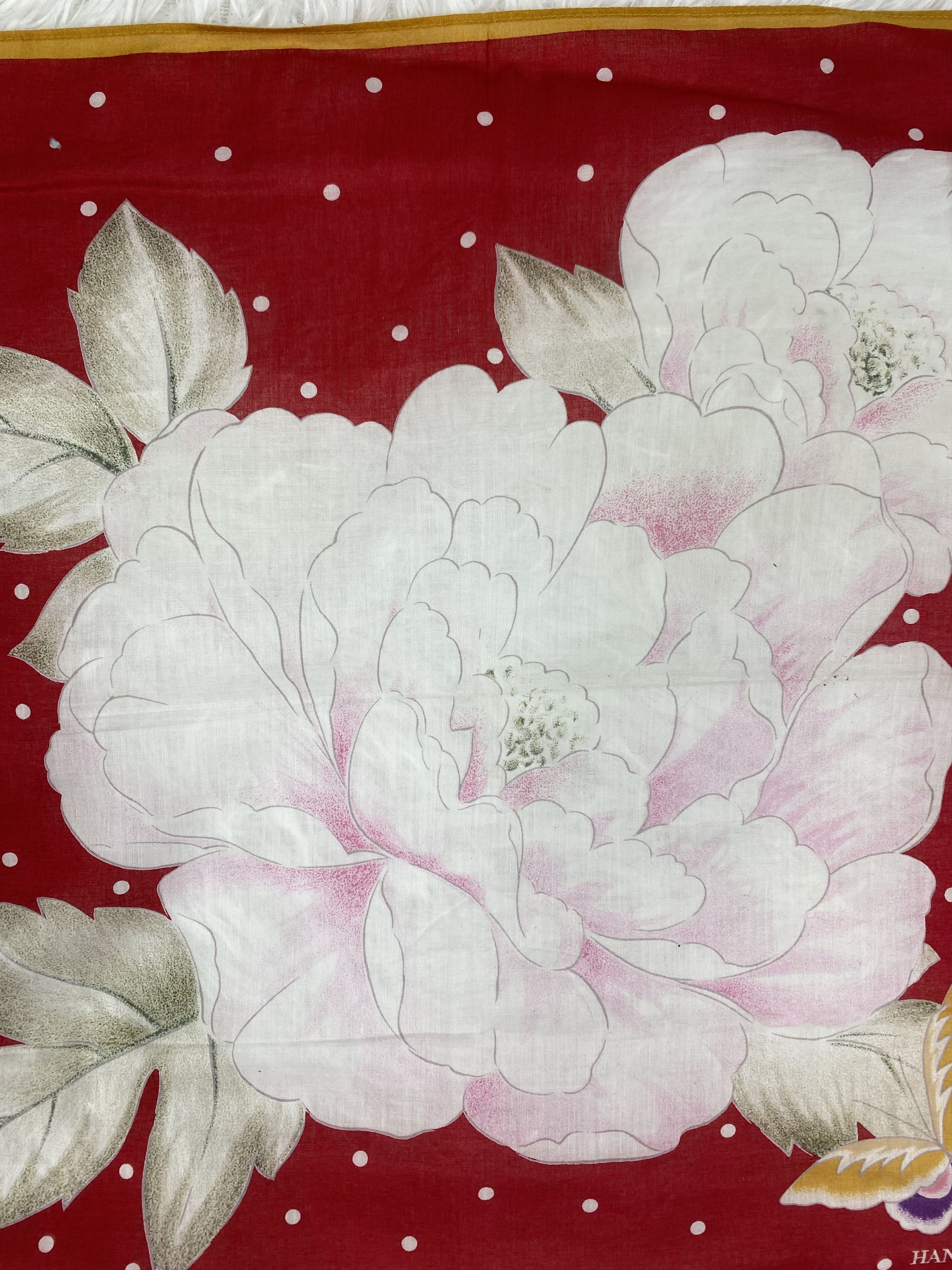 Hanae Mori Vintage Hanae Mori Handkerchief PH0144 Size ONE SIZE - 4 Thumbnail