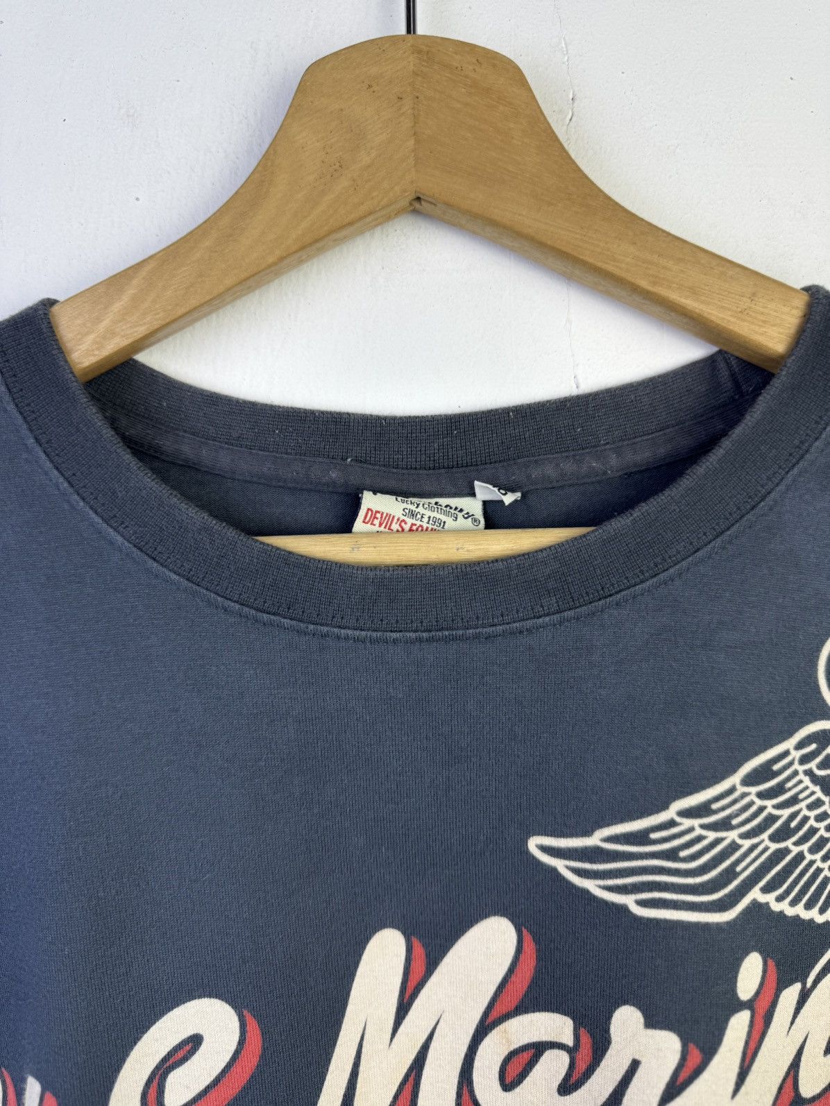 Tedman Ted Company Tedman's U.S. Marine Corps long-sleeve t-shirt. Size US L / EU 52-54 / 3 - 5 Thumbnail