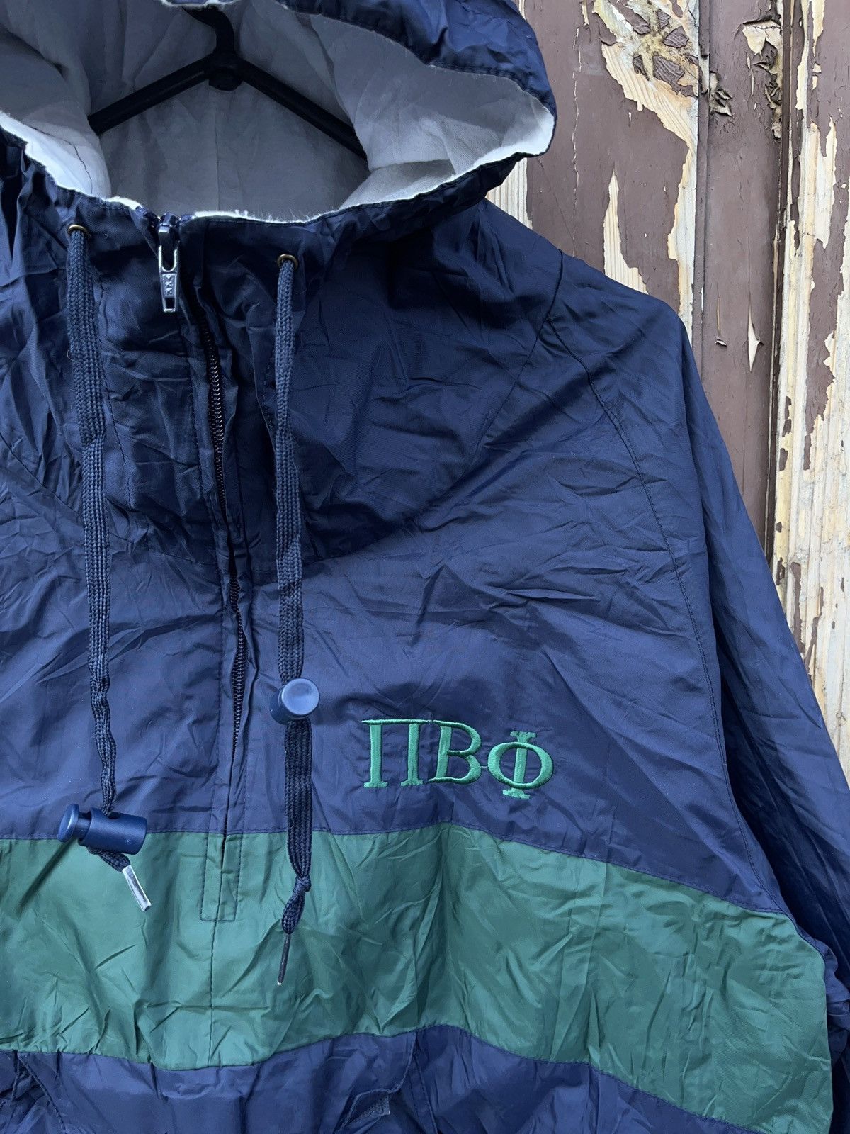 Vintage Vintage Pi Beta Phi Fraternity Monmouth College Windbreaker Size US M / EU 48-50 / 2 - 3 Thumbnail