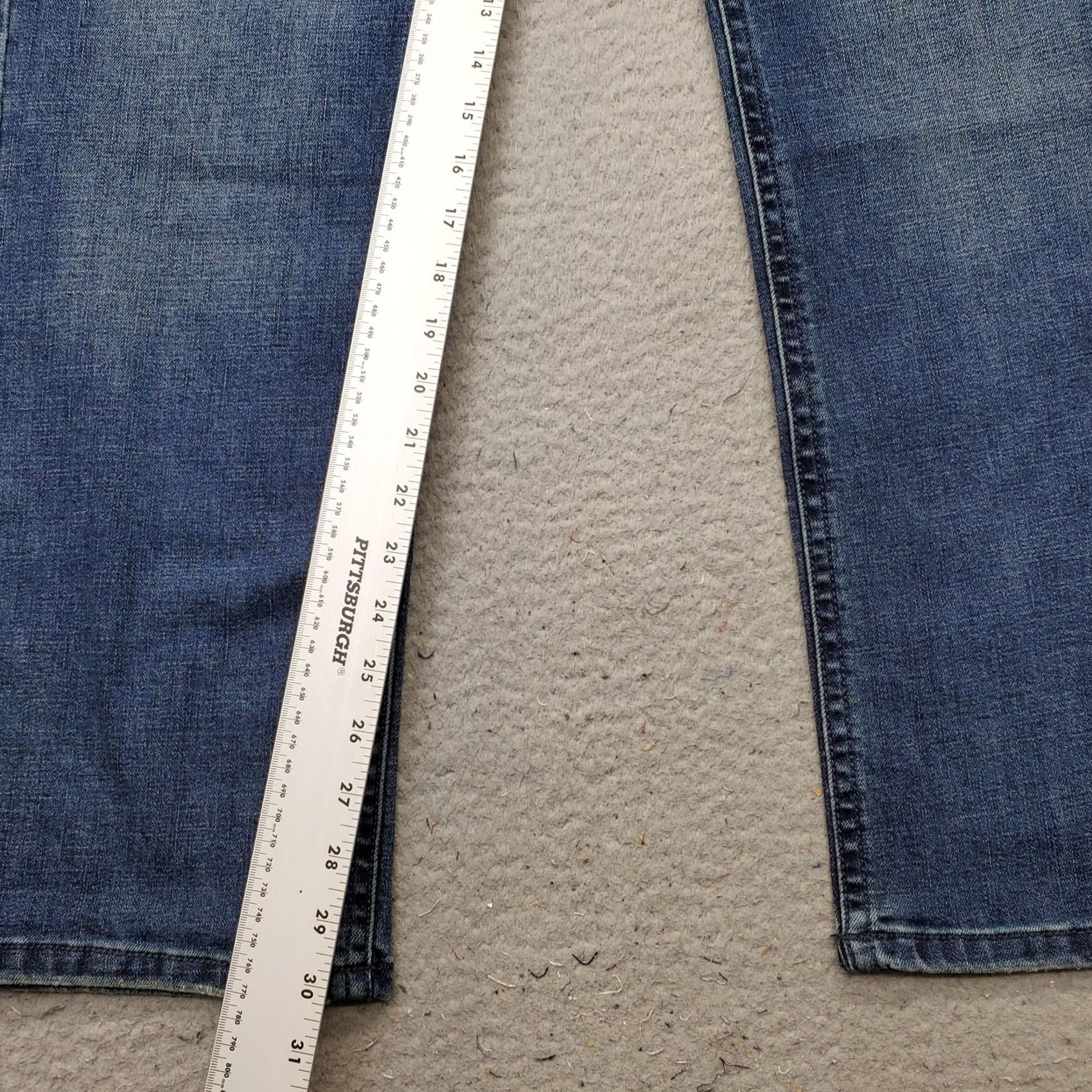 Vintage Axel Mens Jeans Main Point: Slim Boot Jeans Mens 34x32 Blue Stretch Contrast Stitch Dark Stitch Pocket Shirt? Size US 34 / EU 50 - 4 Thumbnail
