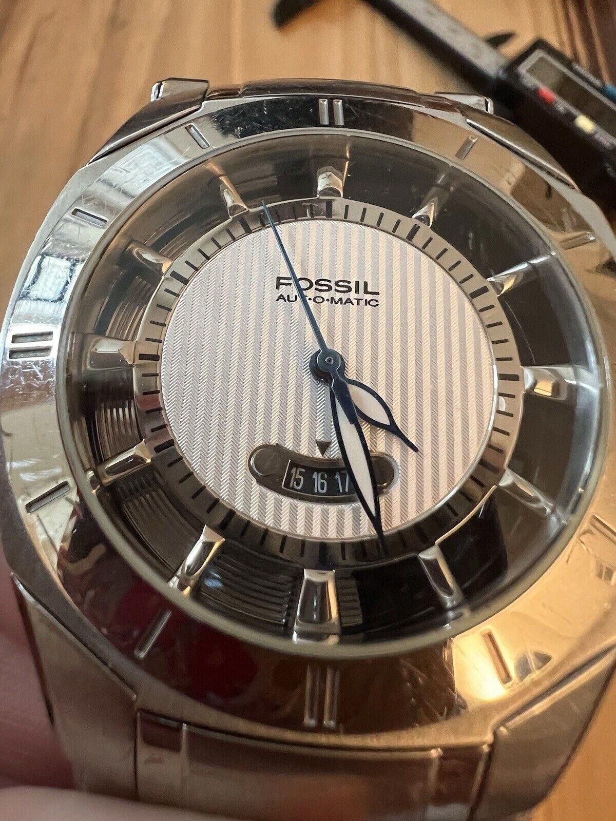 Fossil RARE FOSSIL ARKITEKT FS-4109 MENS AUTOMATIC WRISTWATCH Size ONE SIZE - 3 Thumbnail