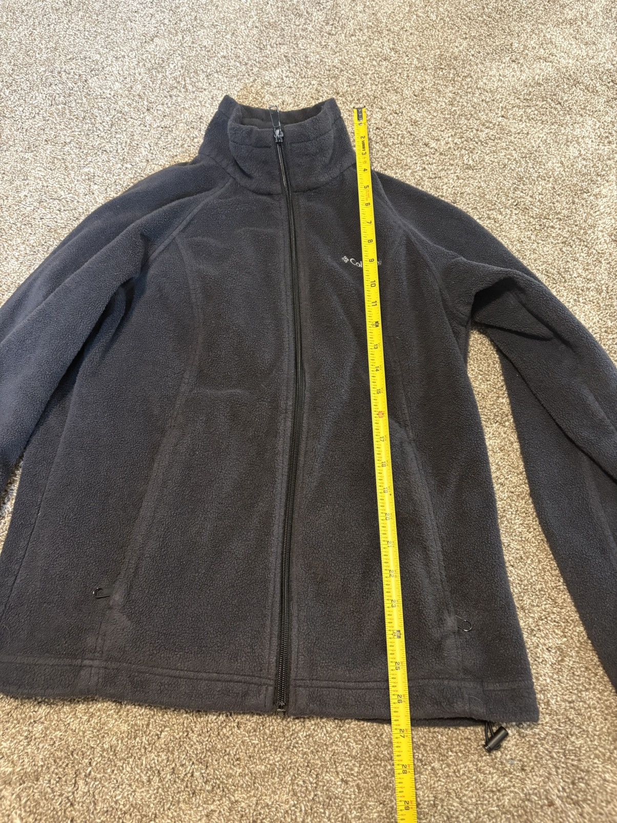 Columbia (Columbia) Gray Fleece Zip Up Jacket: Size Medium Size M / US 6-8 / IT 42-44 - 4 Thumbnail