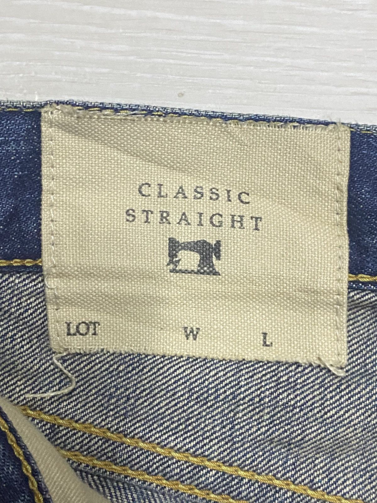 FDMTL Classic Straight Denim Crazy Mud Wash Jeans Size US 33 - 18 Thumbnail