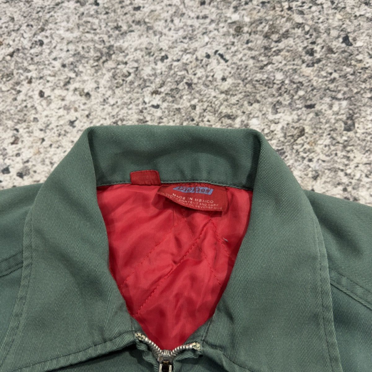 Dickies 80s Faded Thrashed Dickies Zip Up Work Jacket ERD Grunge Size US M / EU 48-50 / 2 - 5 Thumbnail