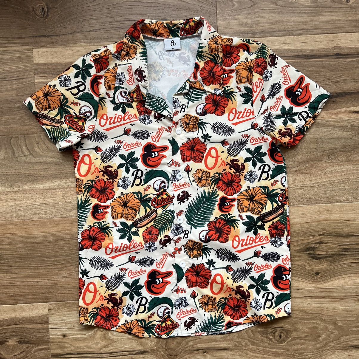 MLB Baltimore Orioles 2025 Hawaiian Button Down Shirt Medium Size US M / EU 48-50 / 2 - 1 Thumbnail
