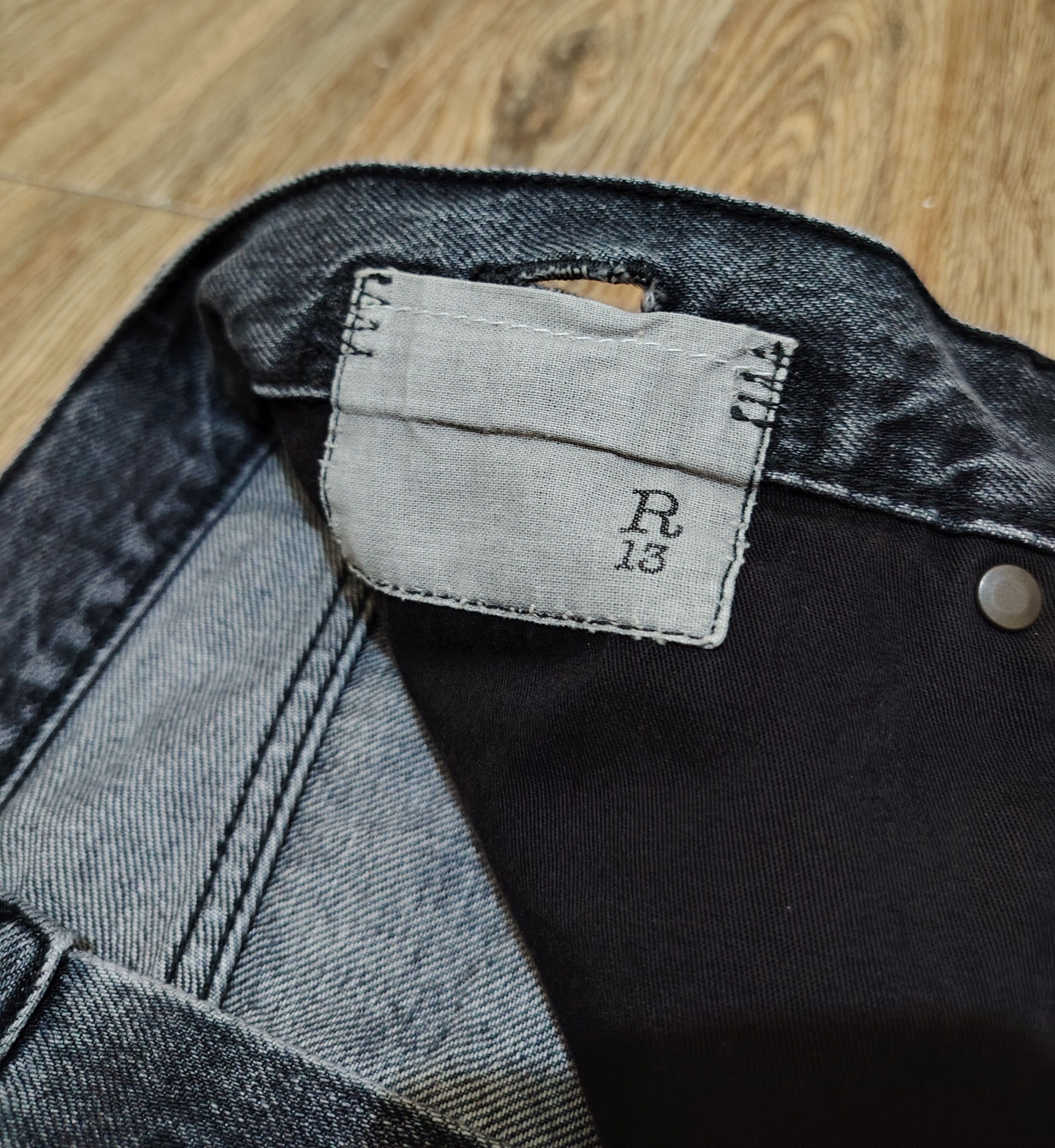 R13 R13 - Crossover Jeans - Leyton Black Size US 27 - 7 Thumbnail
