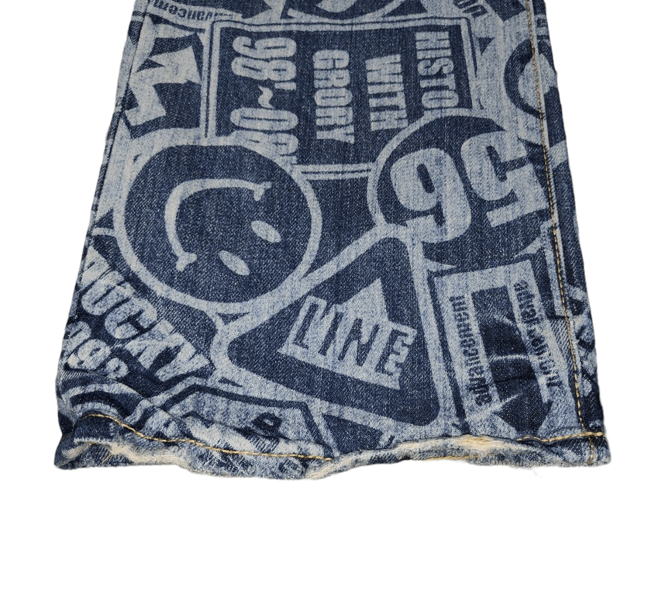 Japanese Brand Co & Lu Printed Denim Size US 30 / EU 46 - 3 Thumbnail