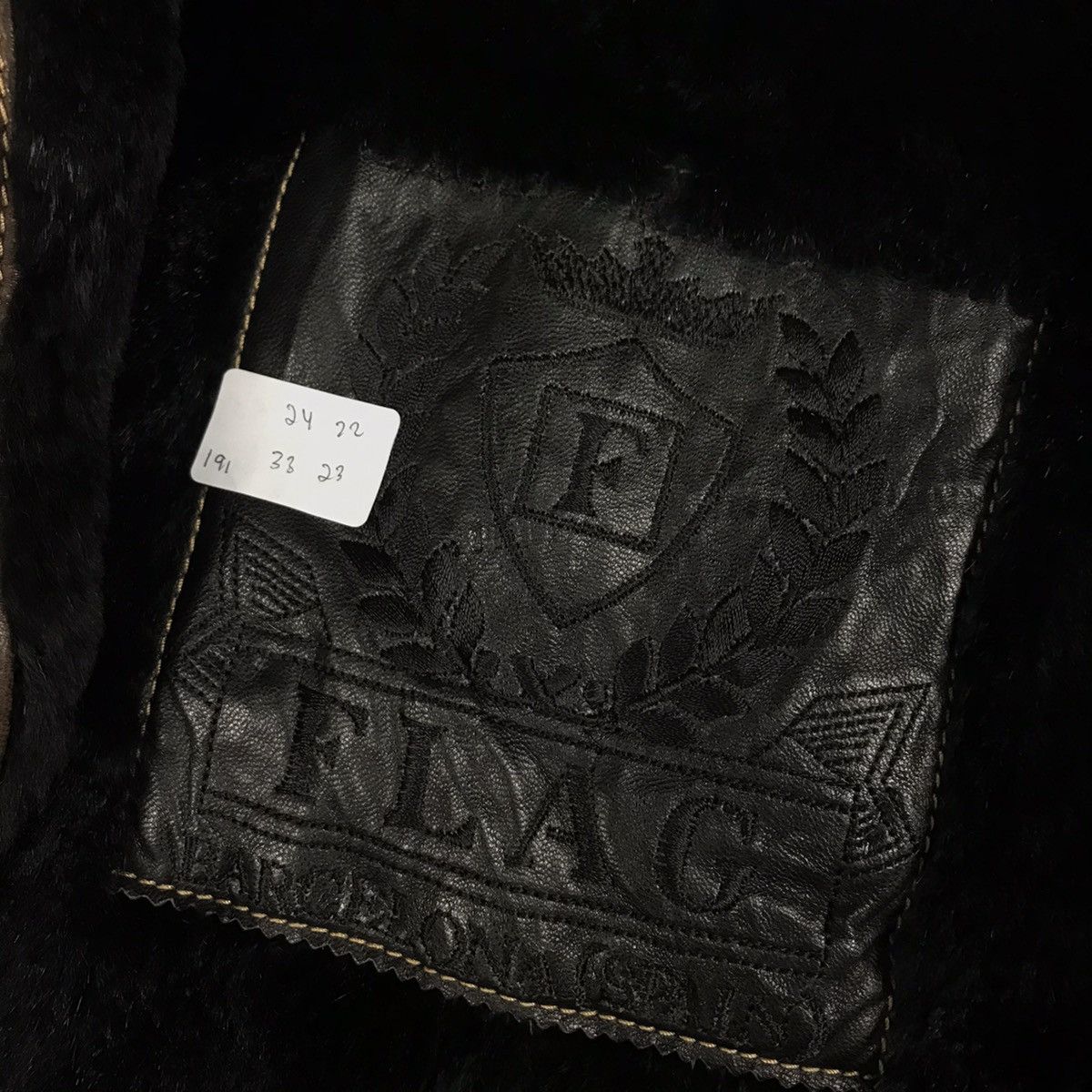 Designer × Vintage FLAG DIFUSION BY BARCELONA LEATHER PARKAS JACKET Size US L / EU 52-54 / 3 - 17 Thumbnail