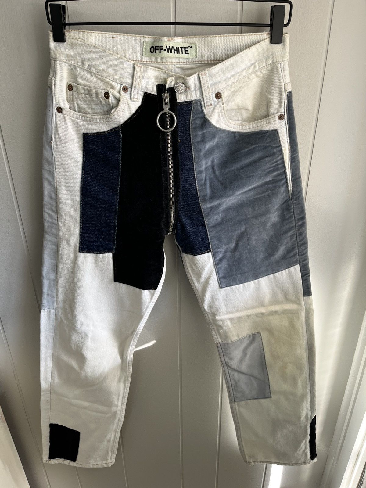 Off-White Off White x Levis Patchwork Vintage Denim Size US 29 - 1 Thumbnail