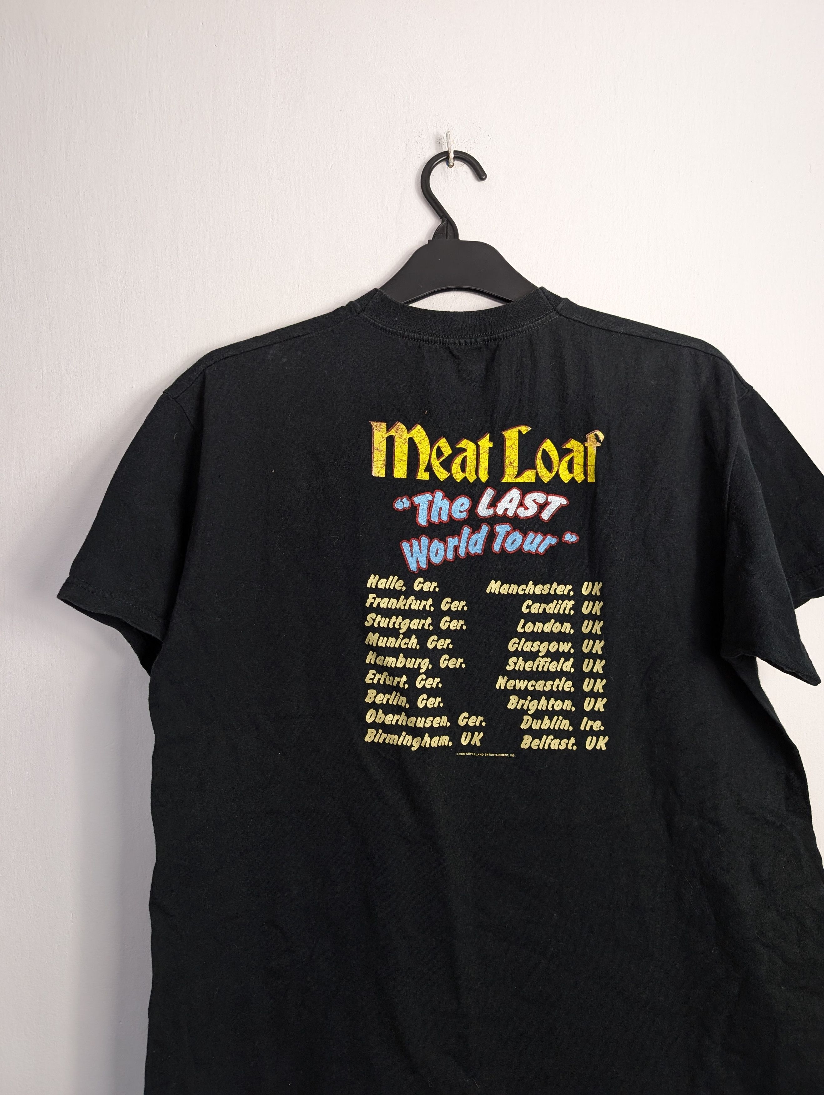 Band Tees × Vintage Vintage Meat Loaf 2003 Tour T-Shirt Rock Band Tee Y2K Size US XL / EU 56 / 4 - 4 Thumbnail