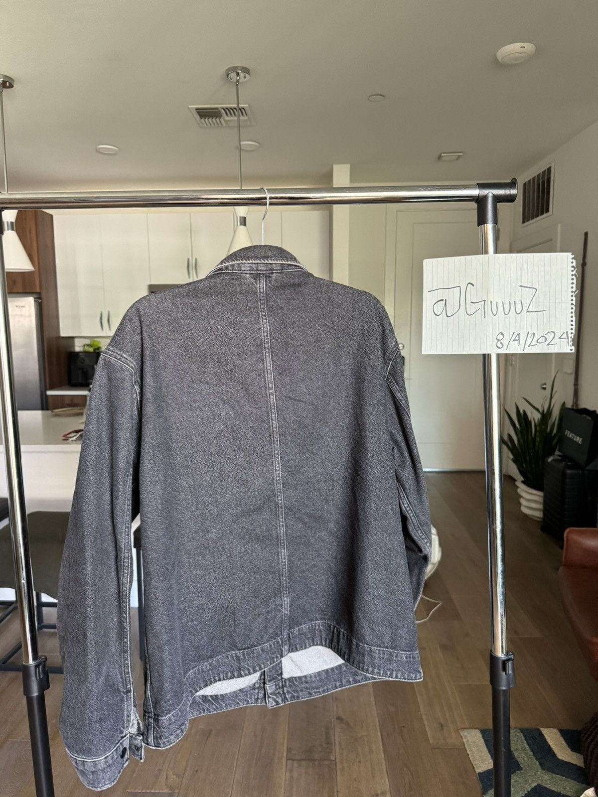 Allsaints Allsaints Black Denim Jacket Size US L / EU 52-54 / 3 - 2 Thumbnail