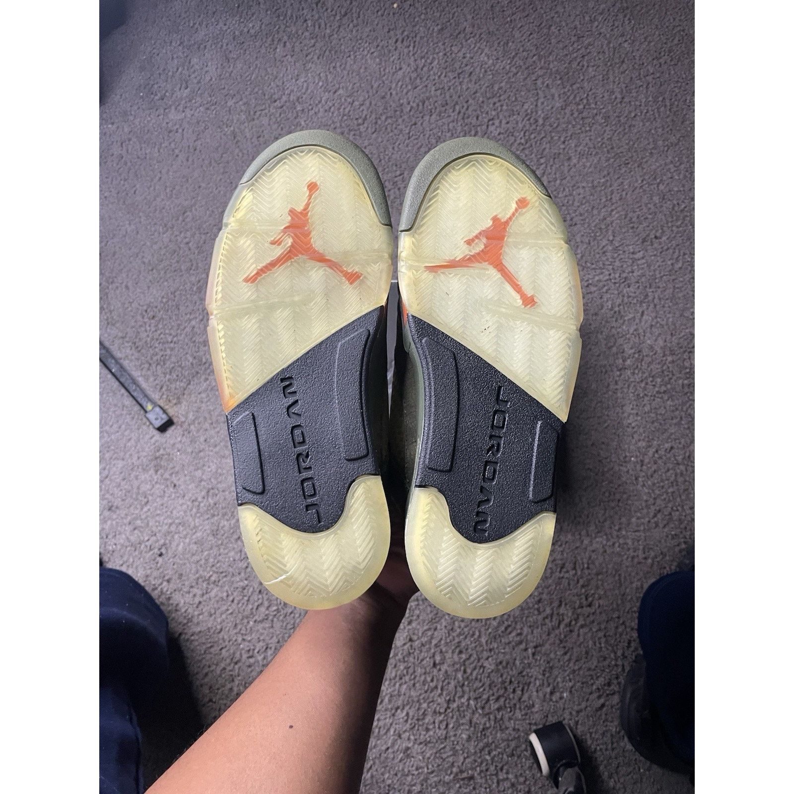 Jordan Brand Size 8.5 - (2006) Air Jordan Retro 5 Olive OG 100% Wearable Size US 8.5 / EU 41-42 - 5 Thumbnail