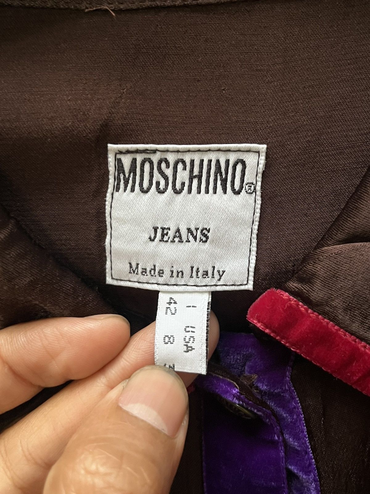 Moschino Vintage Moschino Slik Shirt Size M / US 6-8 / IT 42-44 - 7 Thumbnail