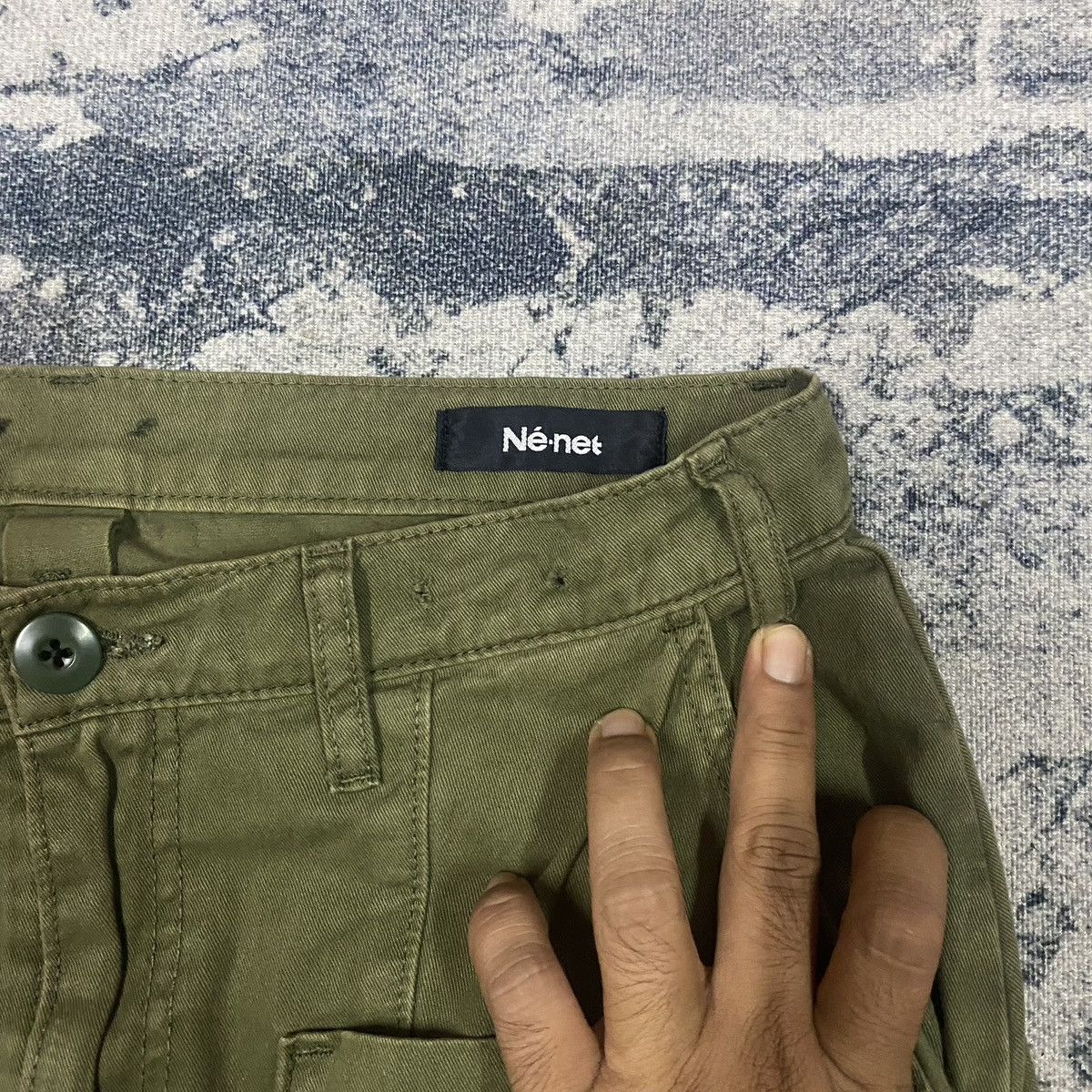 Issey Miyake × Japanese Brand × Ne-Net Vintage Multi Pocket Nenet by Issey Miyake Army Pants Size 30" / US 8 / IT 44 - 6 Thumbnail