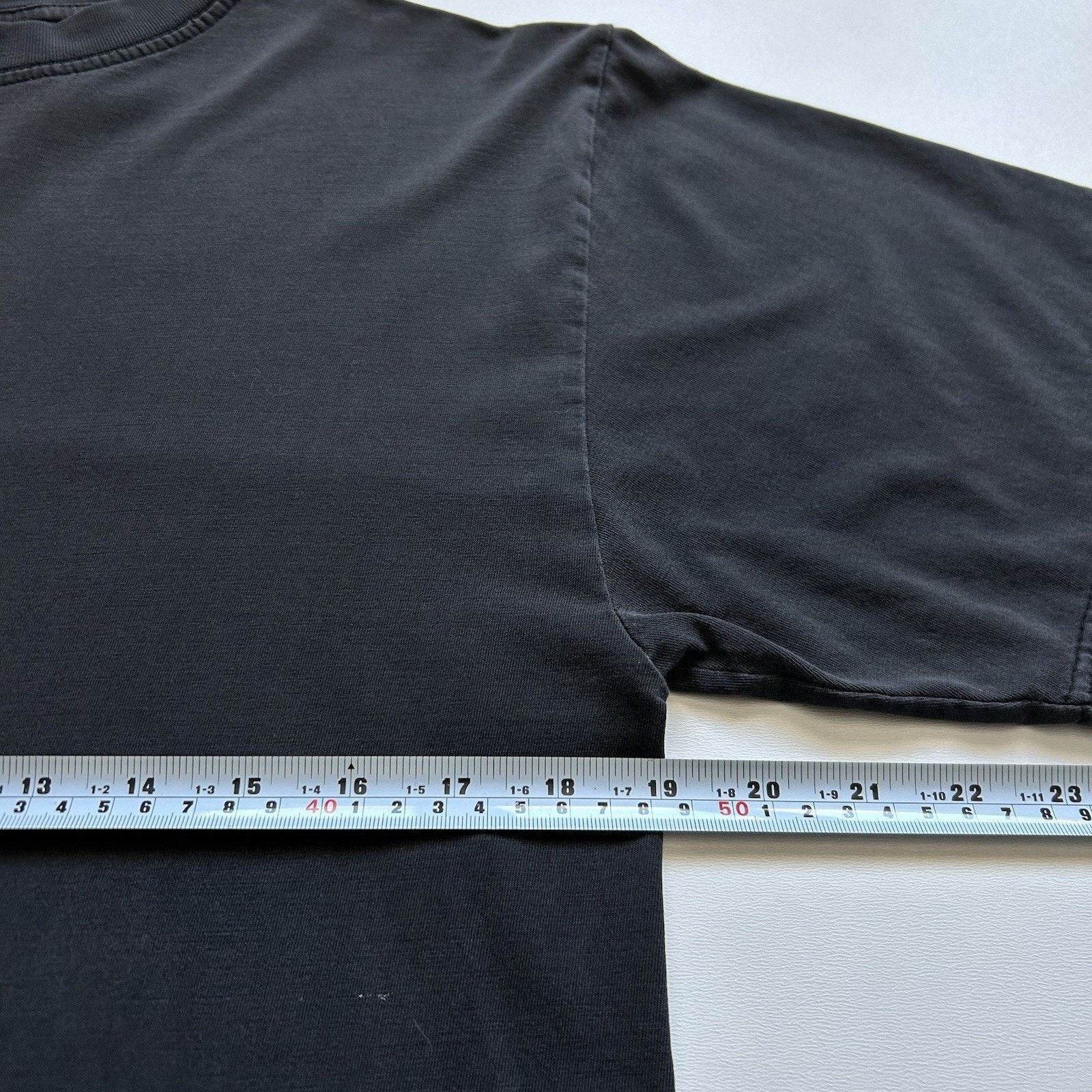 Hanes Vintage 90s Sun Faded Black Blank T-Shirt Small Relaxed Rare Size US S / EU 44-46 / 1 - 3 Thumbnail