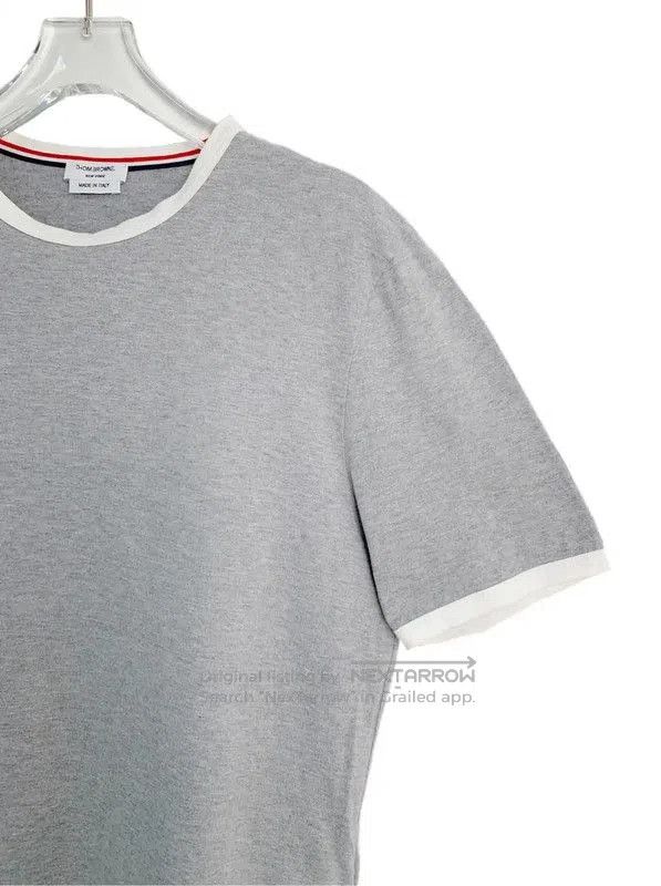 Thom Browne Thom Browne Gray Cotton Short Sleeve T-Shirt . Size US S / EU 44-46 / 1 - 4 Thumbnail