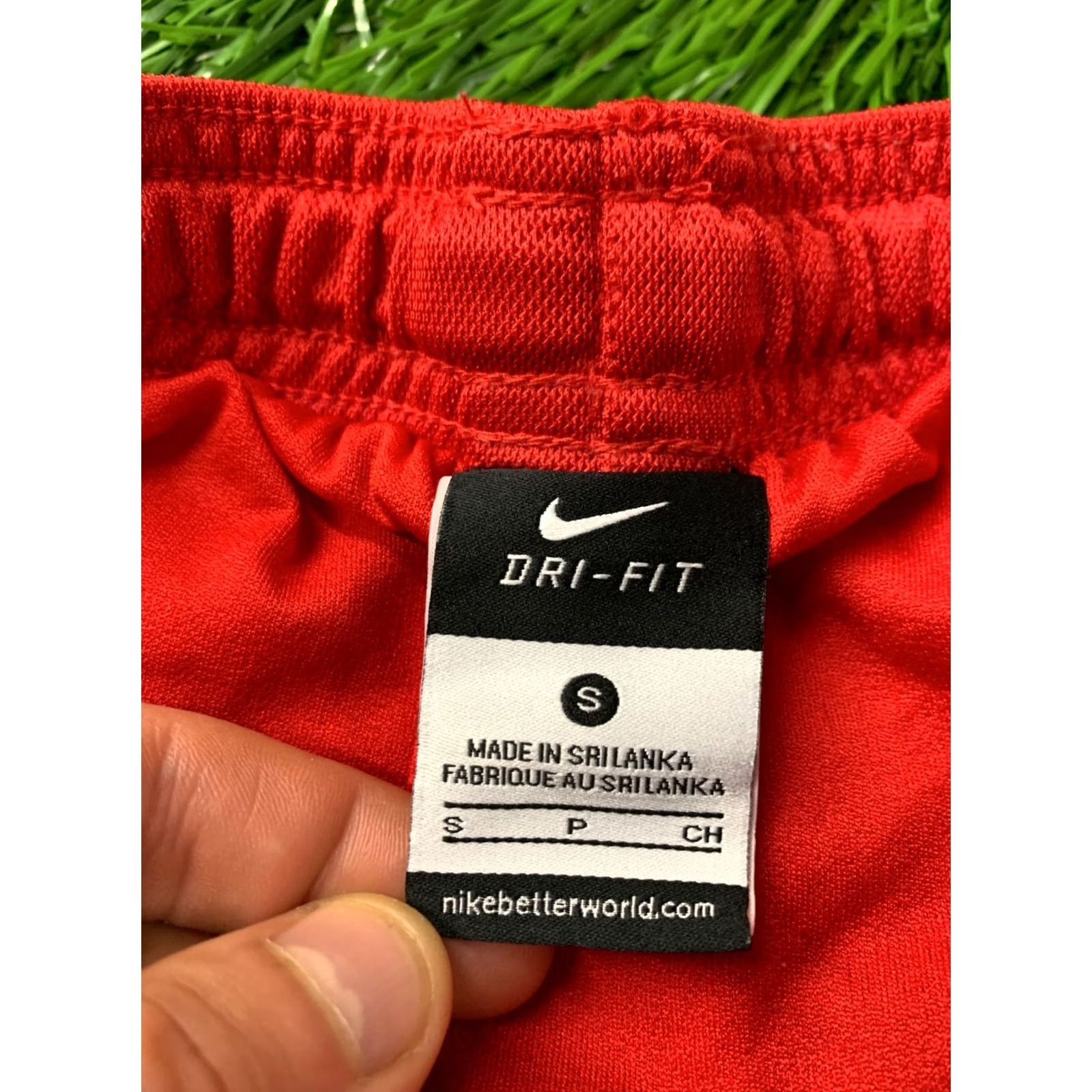 Nike Nike Dri-FIT Short Football Shorts Men S Red Black 2013 Size US 29 - 5 Thumbnail