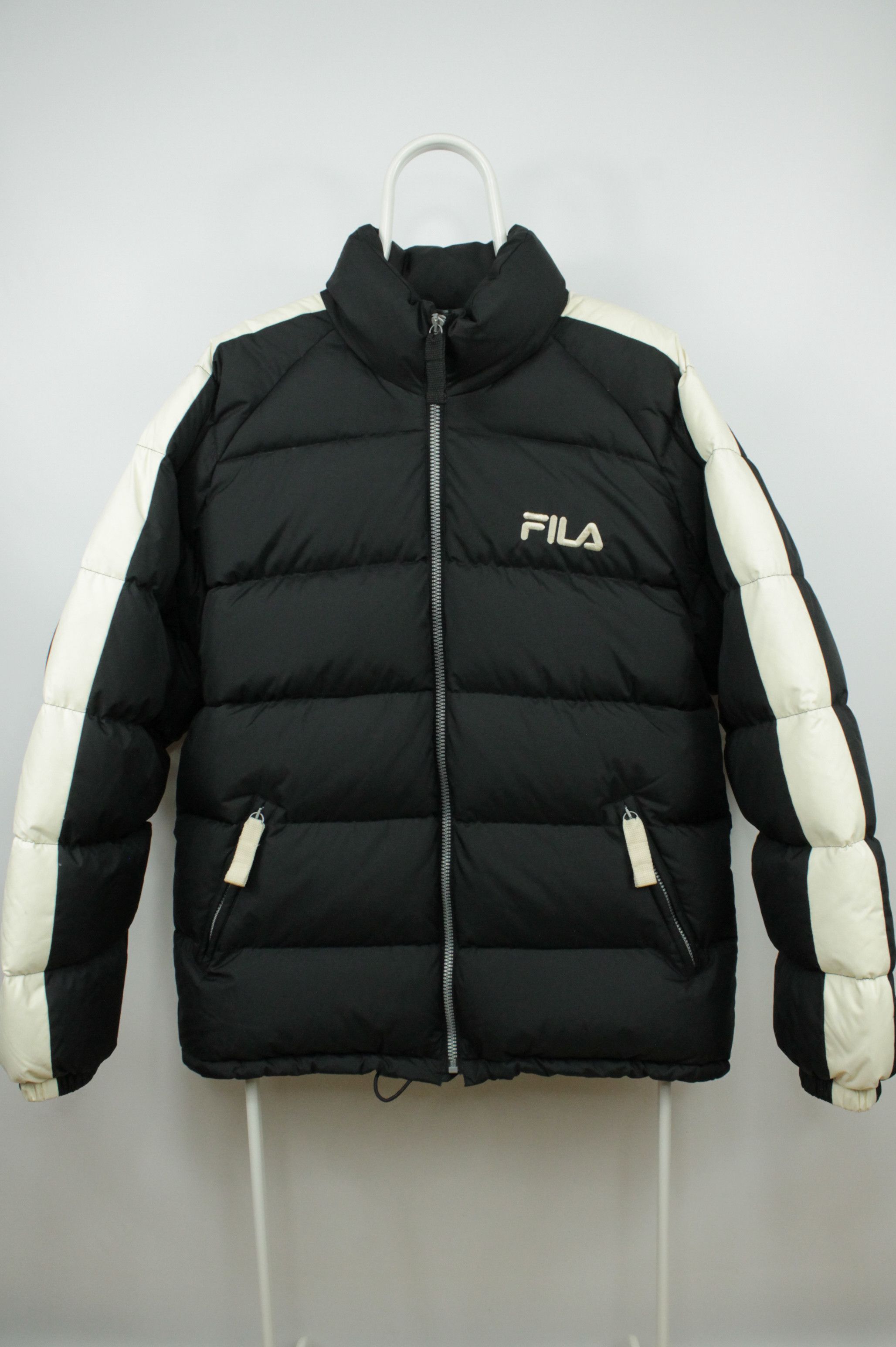 Vintage Fila Puffer Black Down Jacket