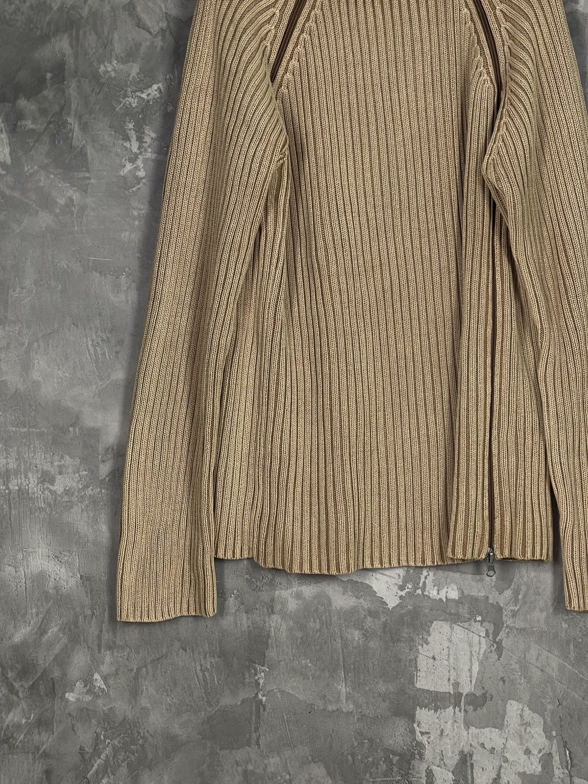 Vintage Y2K VTG Japanese style 3D striped knit sweater D&G style Size US L / EU 52-54 / 3 - 5 Thumbnail