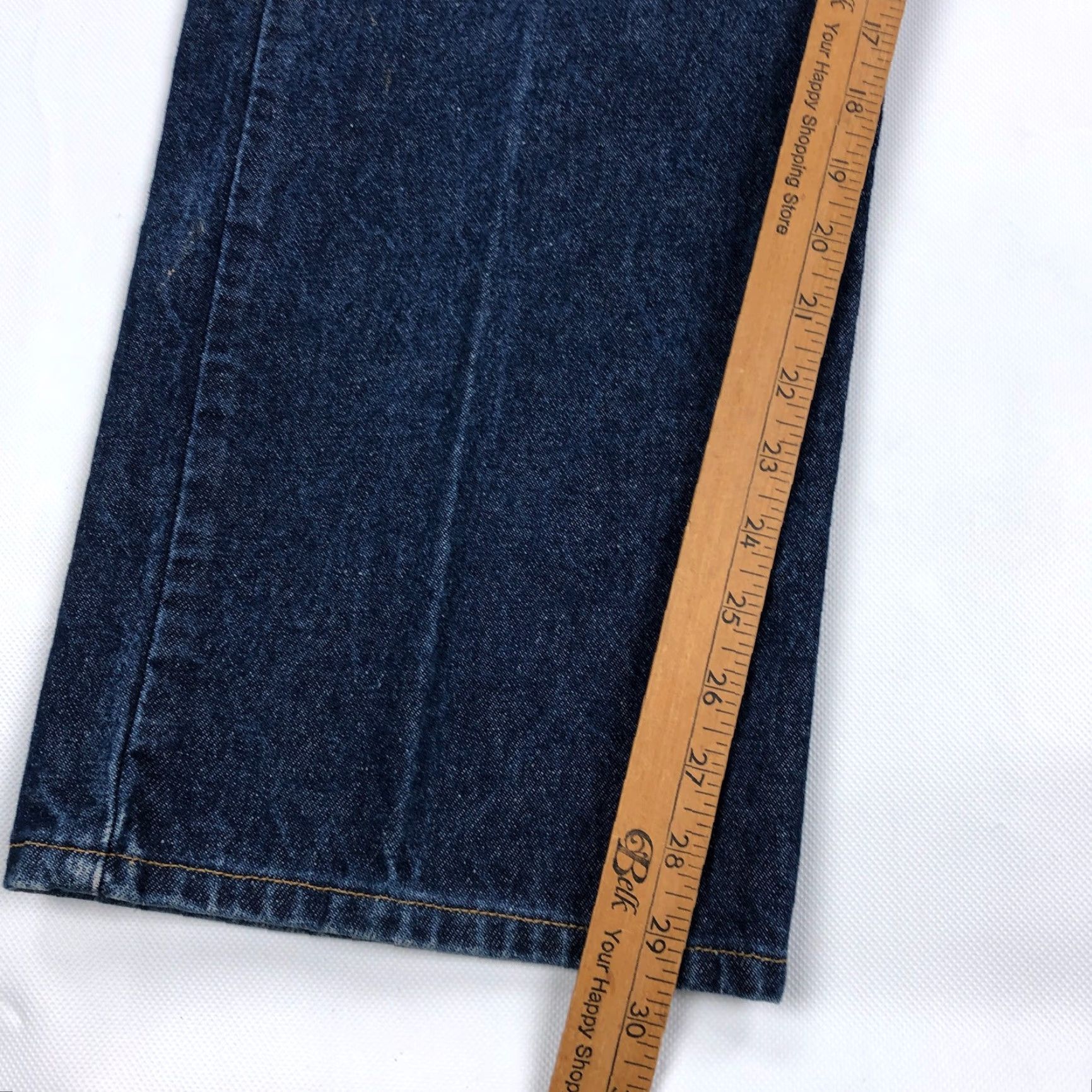 Levi's Levi's 517 Bootcut Denim Jeans Mens Dark Wash 40x30 Zip Fly Cotton Mexico Regular 5-Pocket Vintage No Size US 40 / EU 56 - 7 Thumbnail