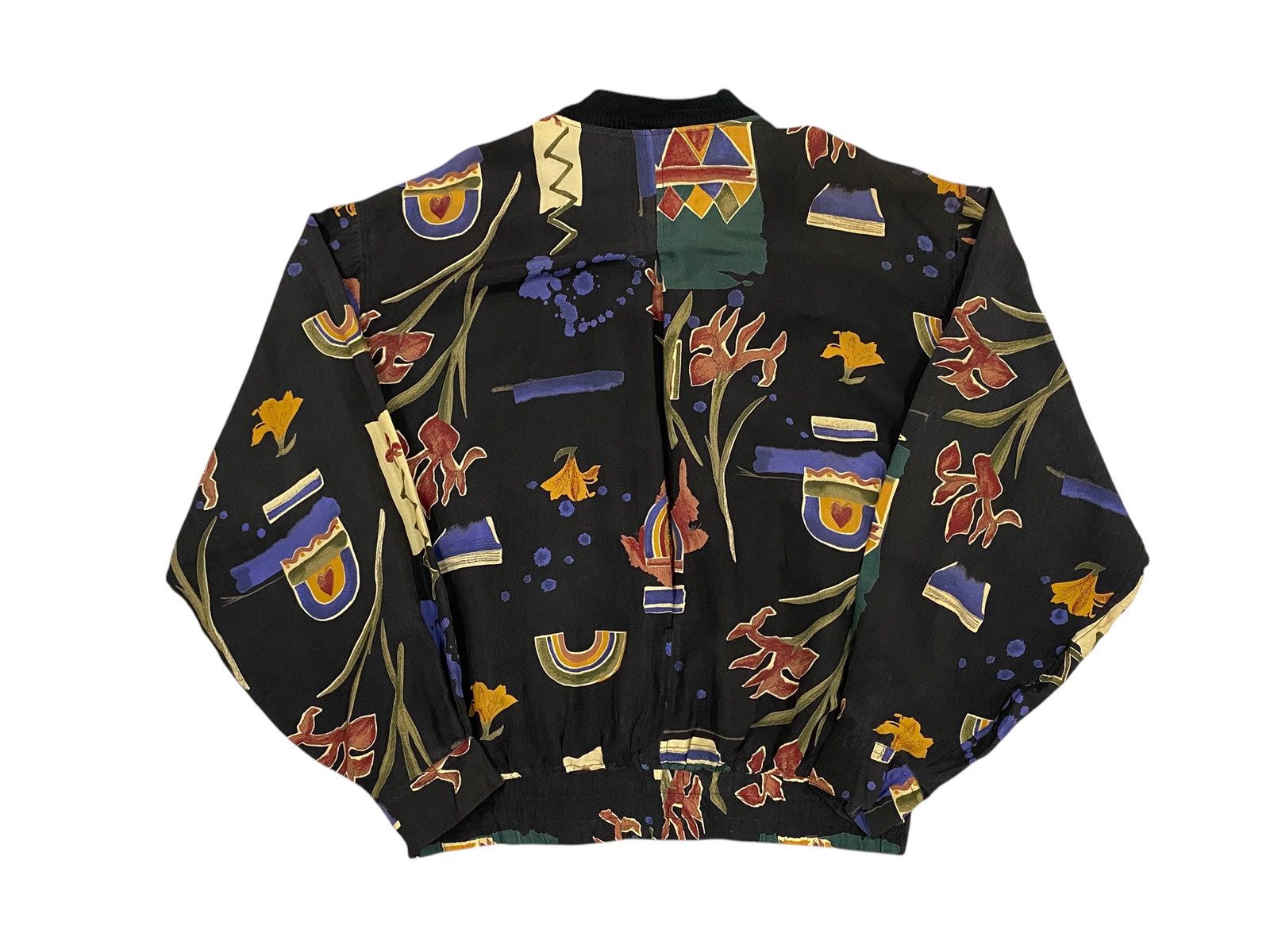 Other Vintage Floral Printed Bomber Jacket Style Size US M / EU 48-50 / 2 - 2 Thumbnail