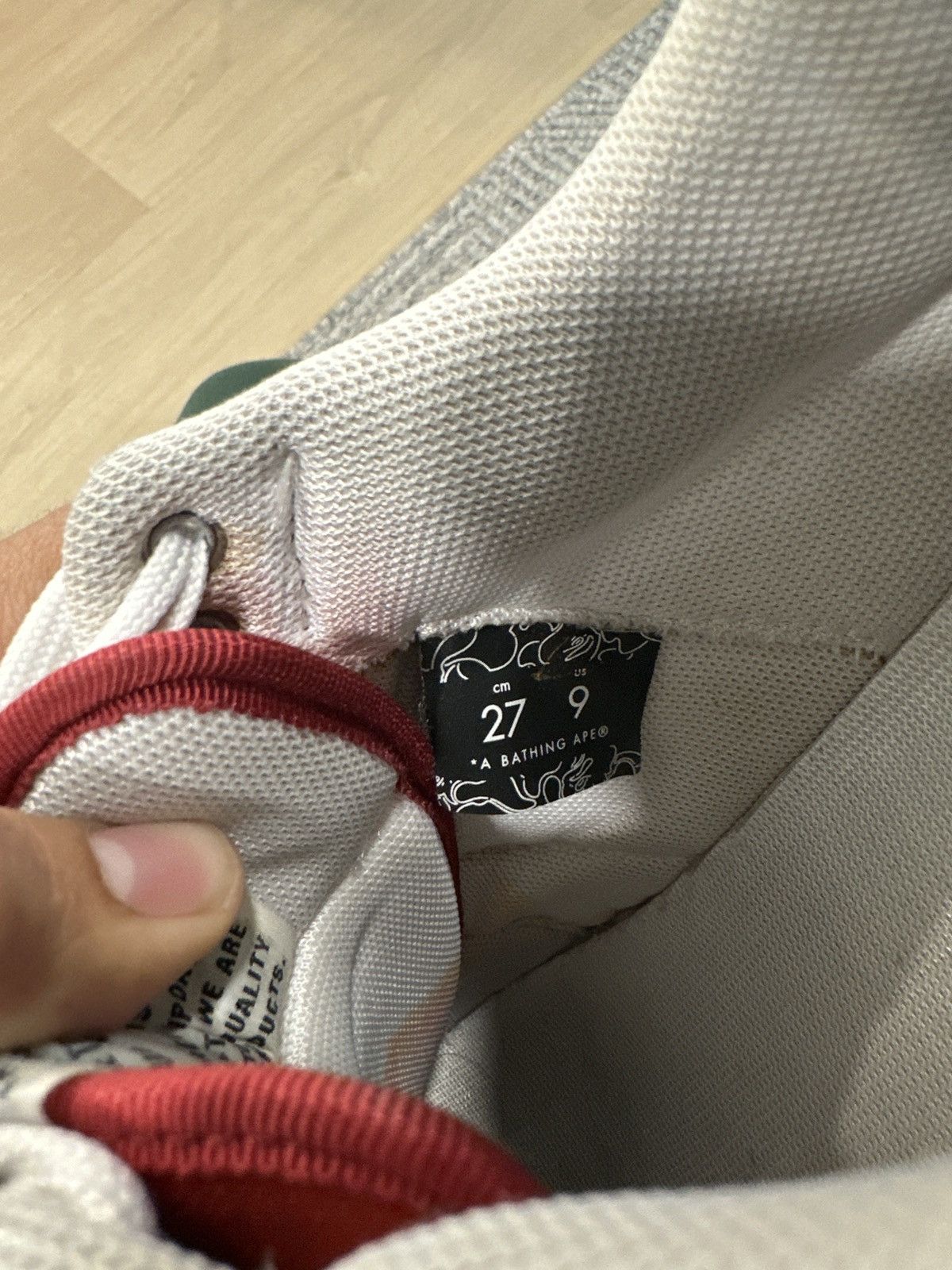 Bape Red Camo Bapestas Size US 9 / EU 42 - 9 Thumbnail