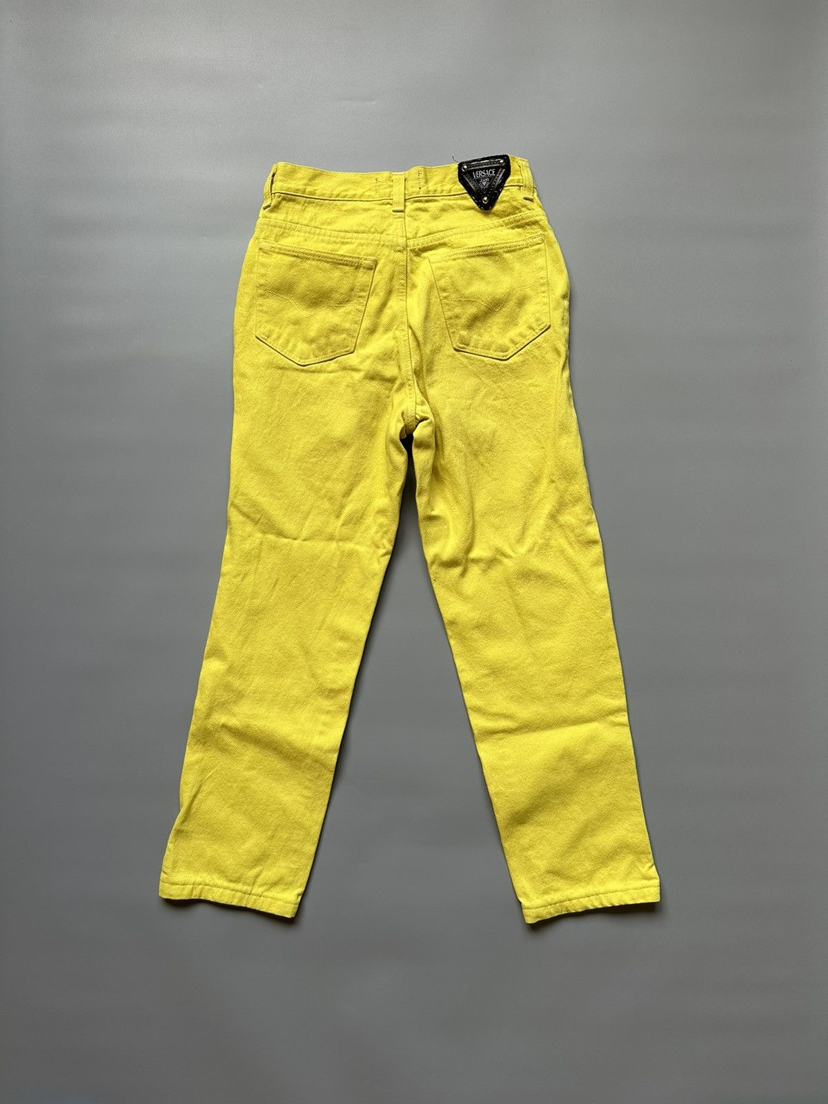 Versace Jeans Couture Vintage Y2K Versace Jeans Couture Yellow Pants Trousers 30 Size 30" / US 8 / IT 44 - 1 Thumbnail